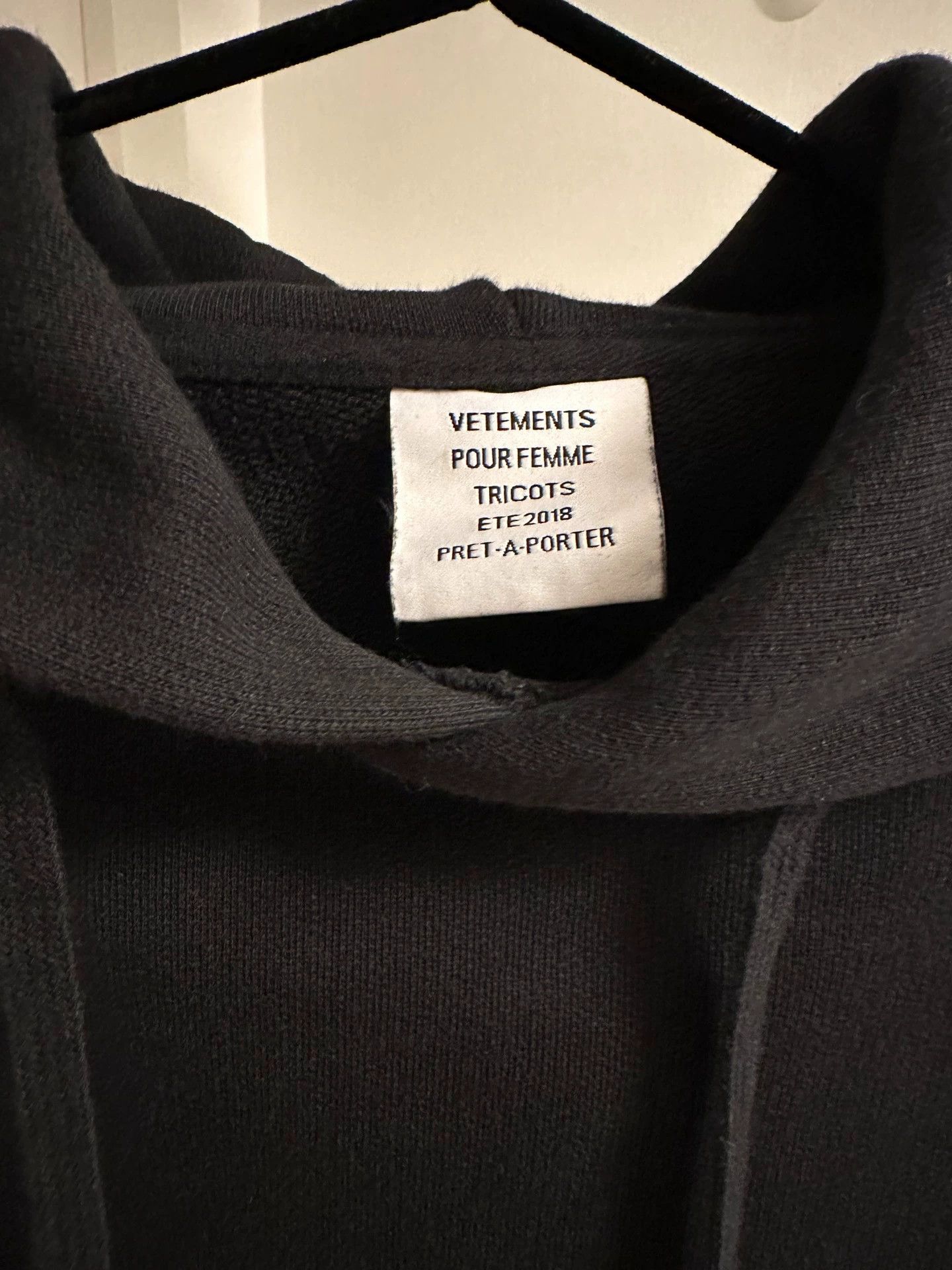 Vetements Vetements sleeve ribbon hooded sweatshirt -DMC Size US XS / EU 42 / 0 - 5 Thumbnail