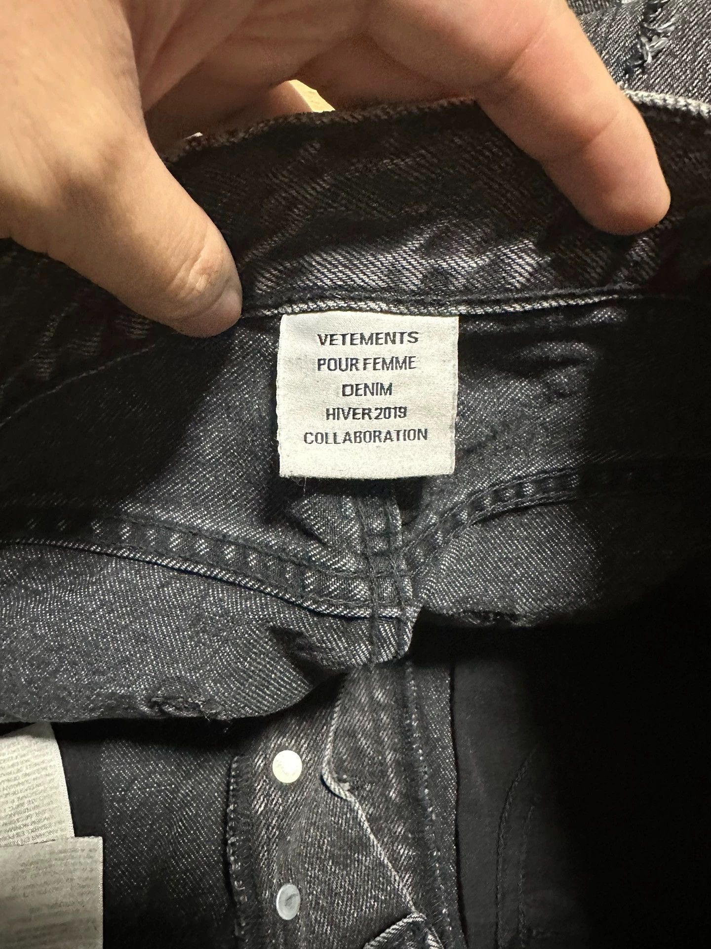 Vetements Vetements Tattoo Logo Splicing Cowboy Pants -DMC Size US 32 / EU 48 - 5 Thumbnail