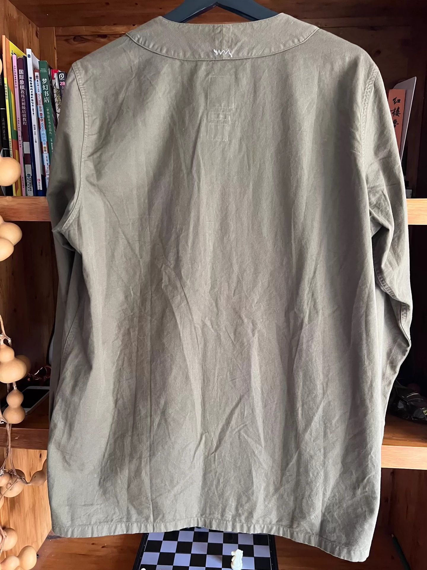 Visvim Visvim 2019 AW leaderless green GIZA cotton baseball shirt -DMC Size US L / EU 52-54 / 3 - 6 Thumbnail