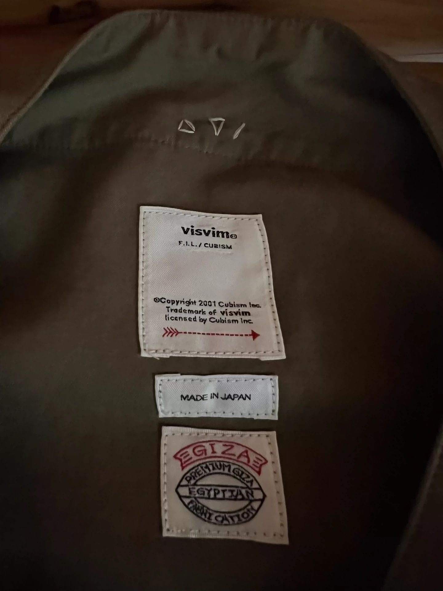 Visvim Visvim 2019 AW leaderless green GIZA cotton baseball shirt -DMC Size US L / EU 52-54 / 3 - 8 Thumbnail