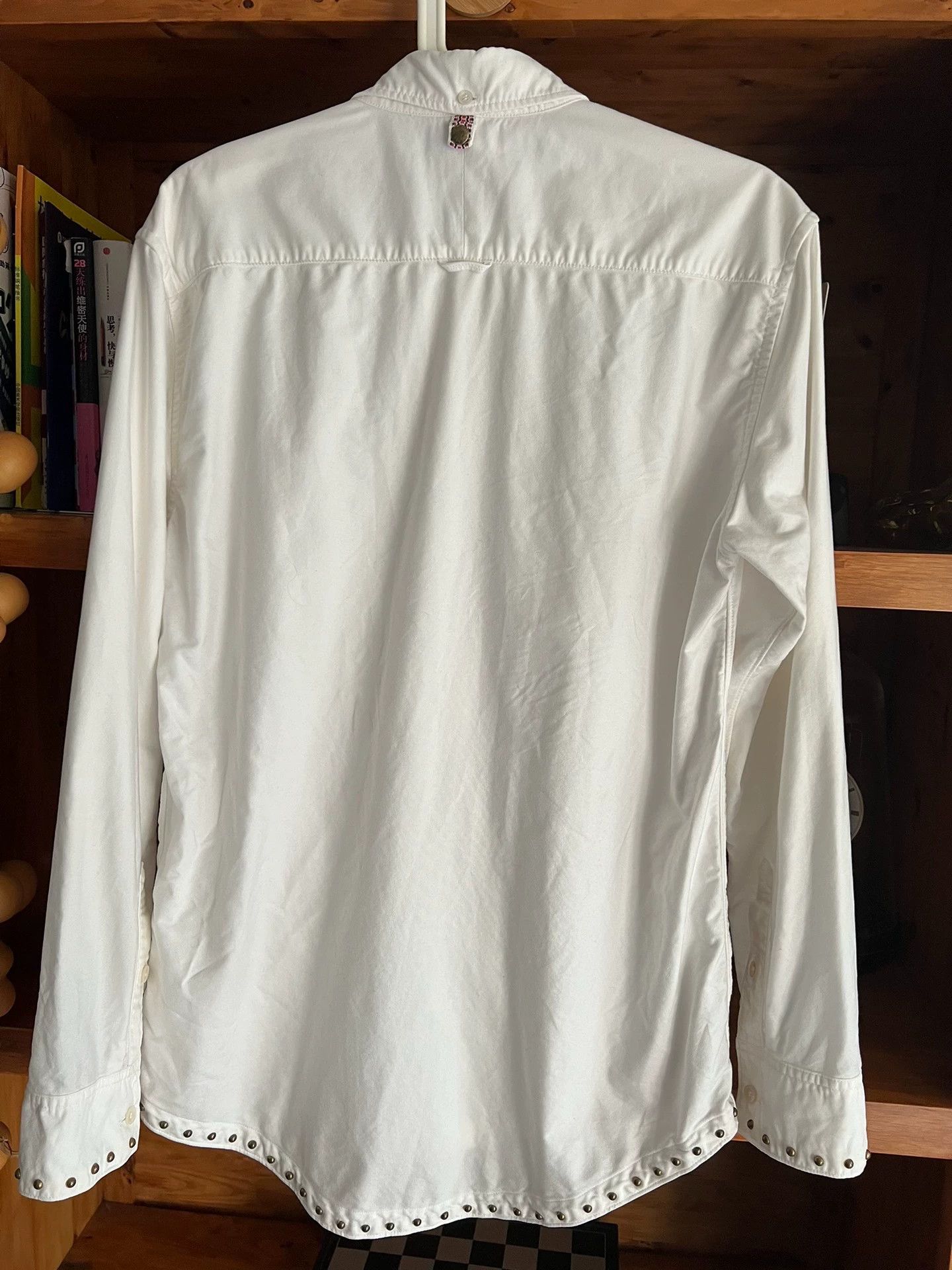 Visvim Visvim 2012 Genuine Giza Cotton Willow Nail White Shirt -DMC Size US M / EU 48-50 / 2 - 5 Thumbnail
