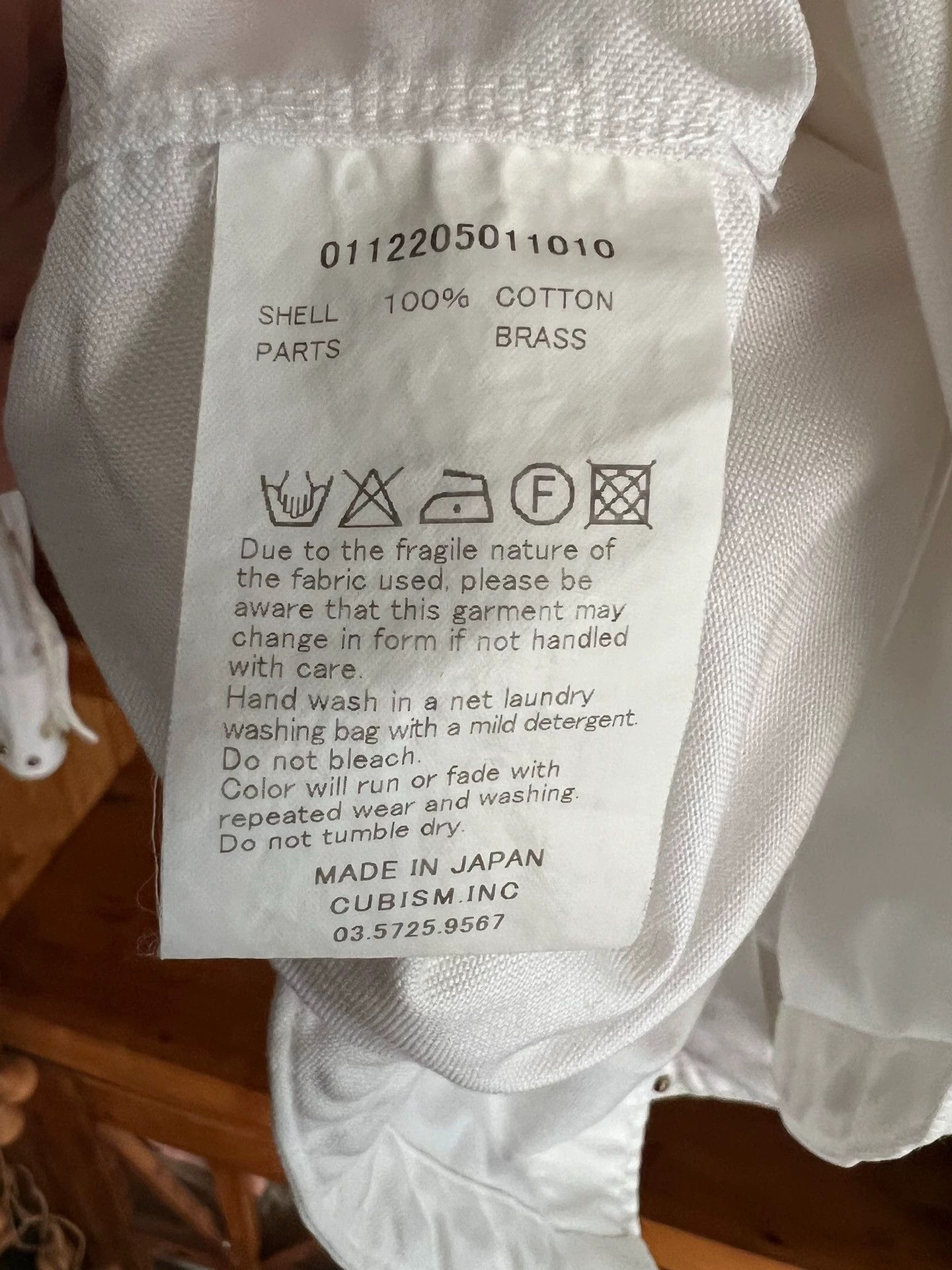 Visvim Visvim 2012 Genuine Giza Cotton Willow Nail White Shirt -DMC Size US M / EU 48-50 / 2 - 4 Thumbnail