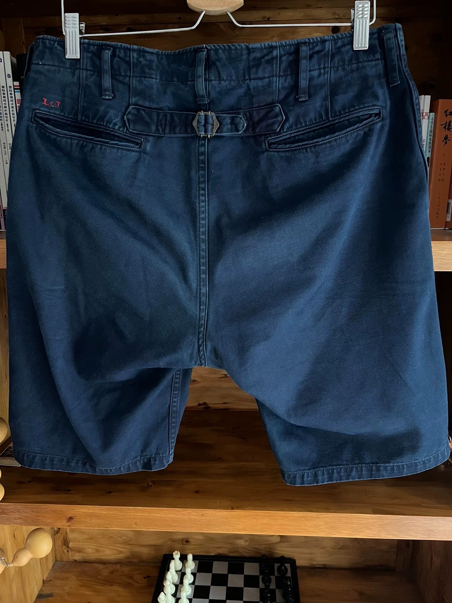 Visvim Visvim ICT Chino Giza Cotton 2019 Blue Dyeing Shorts -DMC Size US 34 / EU 50 - 6 Thumbnail