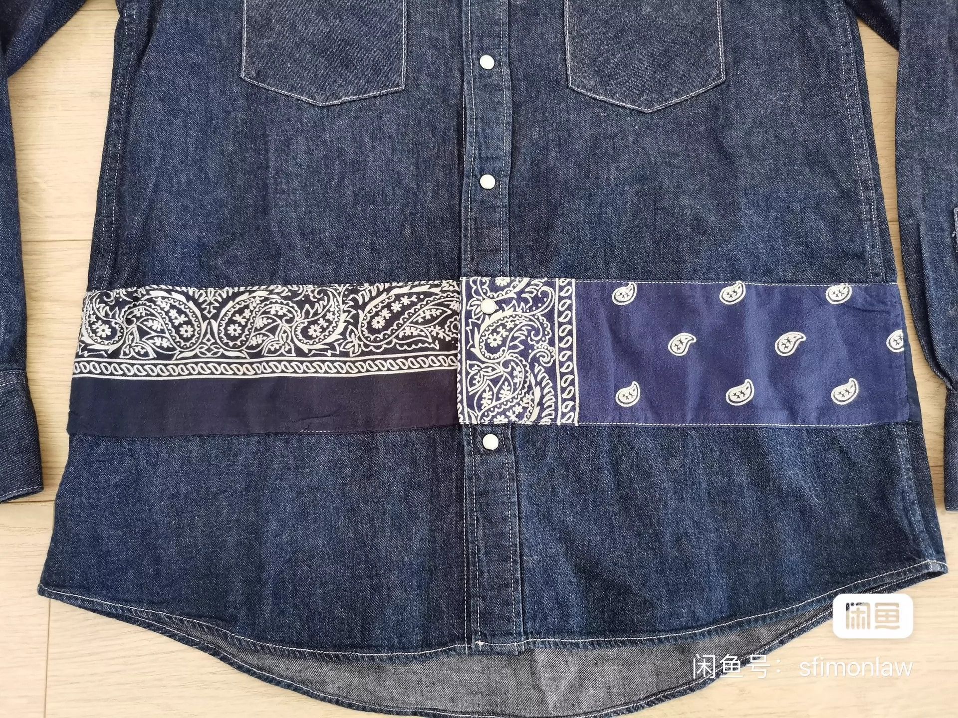 Visvim Visvim Bandana Border Shirt -DMC Size US L / EU 52-54 / 3 - 3 Thumbnail
