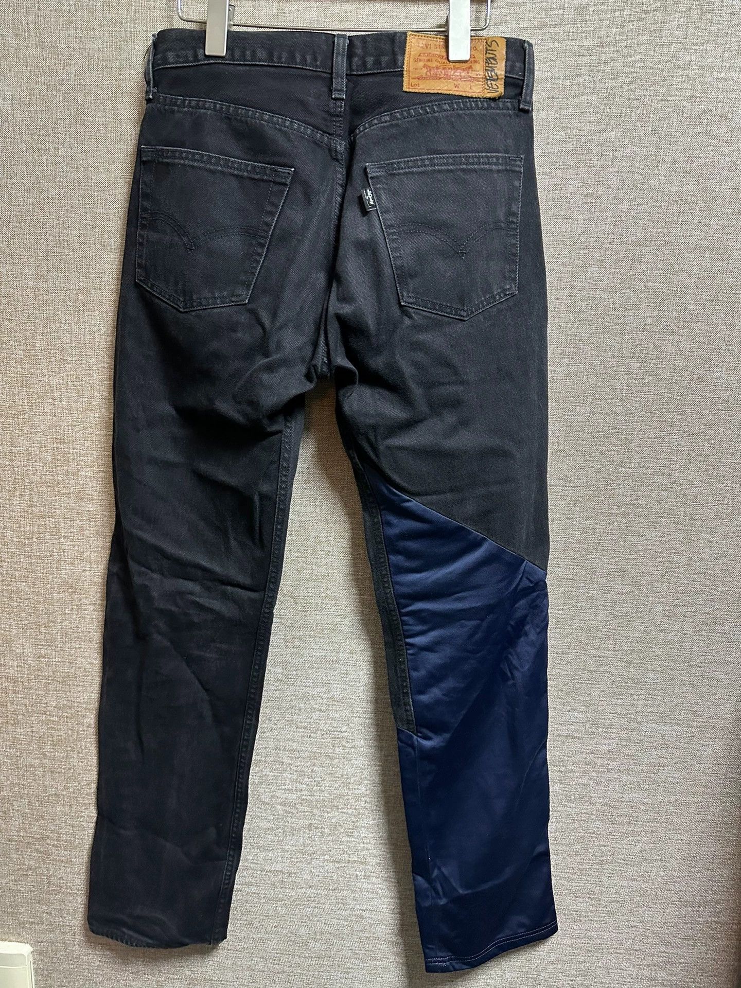 Vetements Vetements color blocking and splicing material denim pants -DMC Size US 30 / EU 46 - 3 Thumbnail