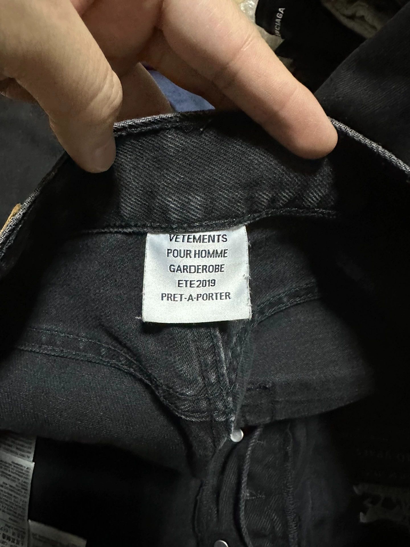 Vetements Vetements color blocking and splicing material denim pants -DMC Size US 30 / EU 46 - 4 Thumbnail