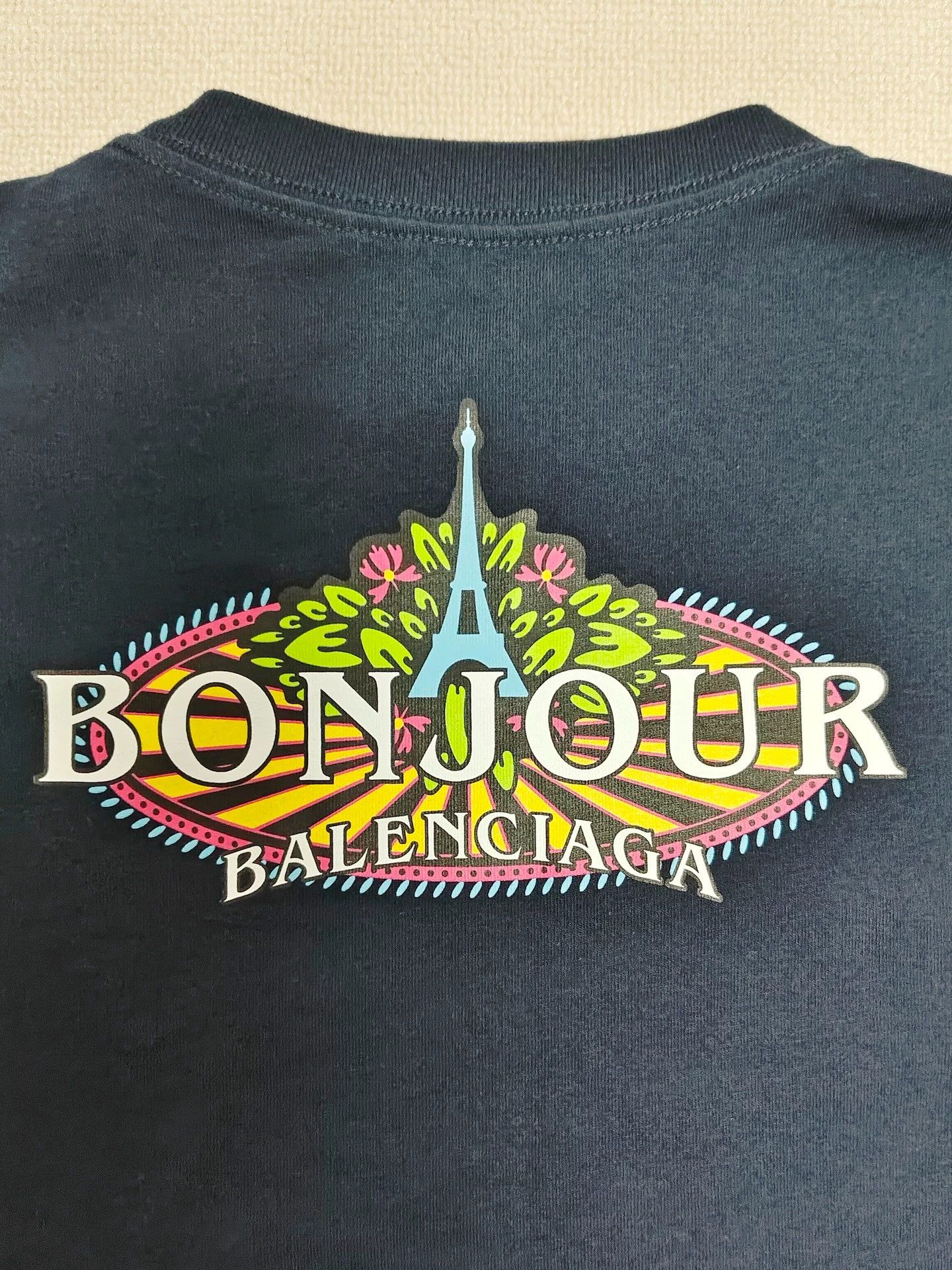 Balenciaga Balenciaga bonjour French Hello Logo Short sleeved T-shirt -DMC Size US M / EU 48-50 / 2 - 3 Thumbnail