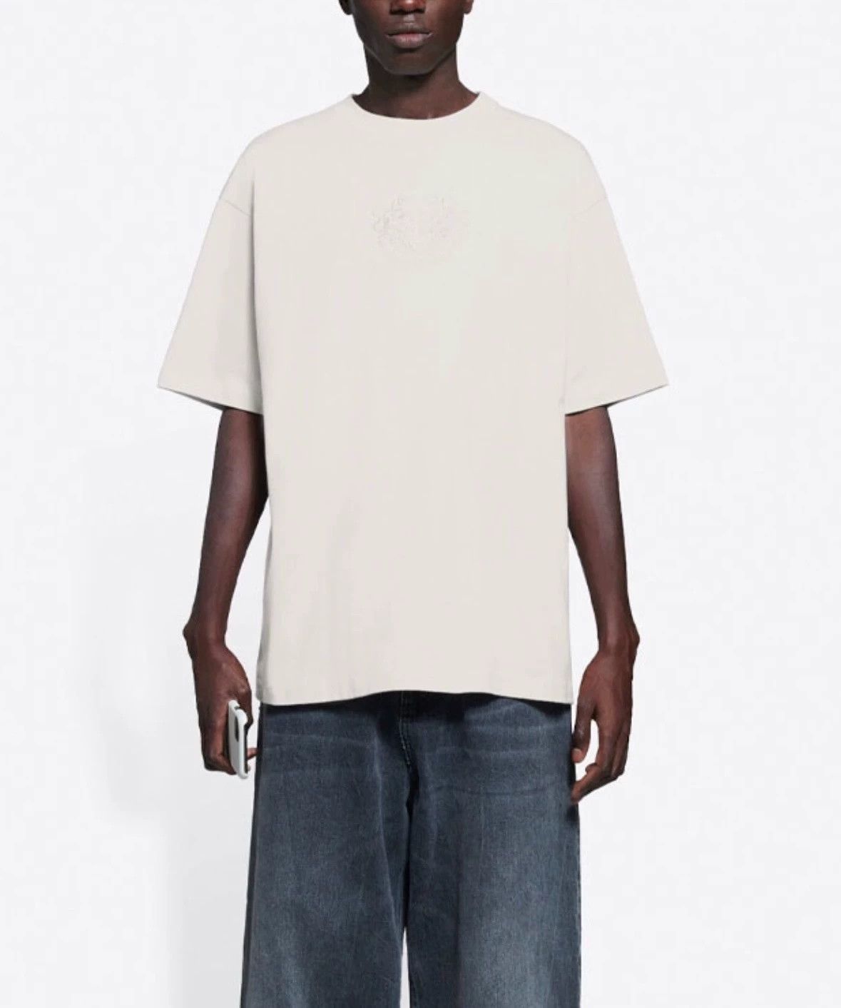 Balenciaga Balenciaga Embroidered Lion Logo Short Sleeve T-shirt -DMC Size US XS / EU 42 / 0 - 2 Thumbnail