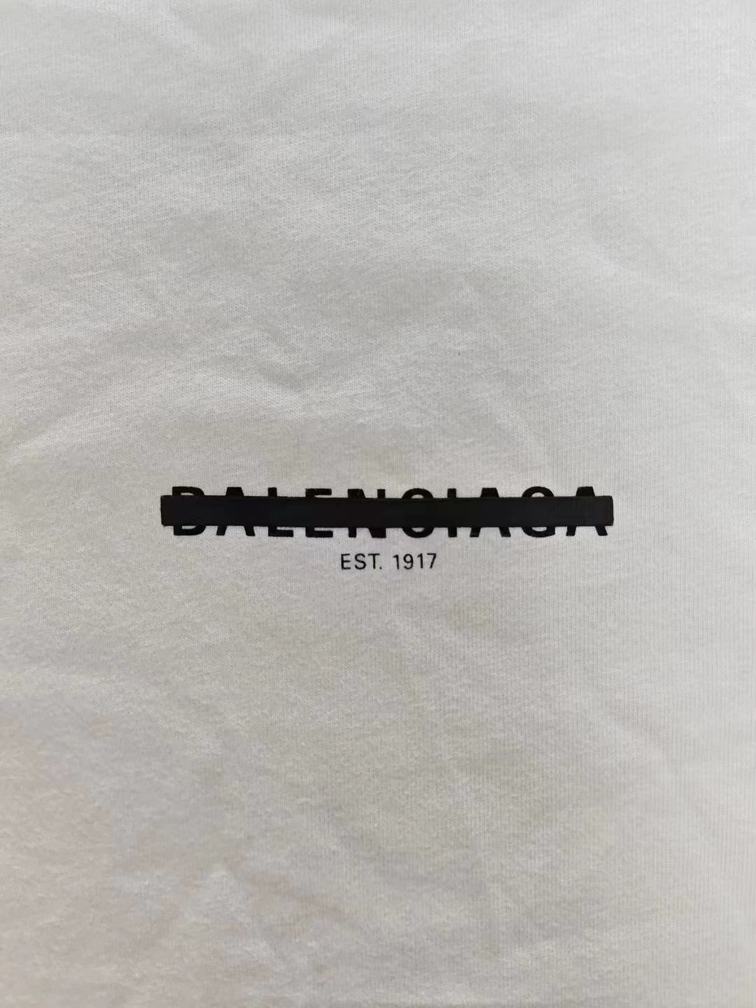 Balenciaga Balenciaga 22fw occlusion line logo short sleeved T-shirt -DMC Size US L / EU 52-54 / 3 - 4 Thumbnail
