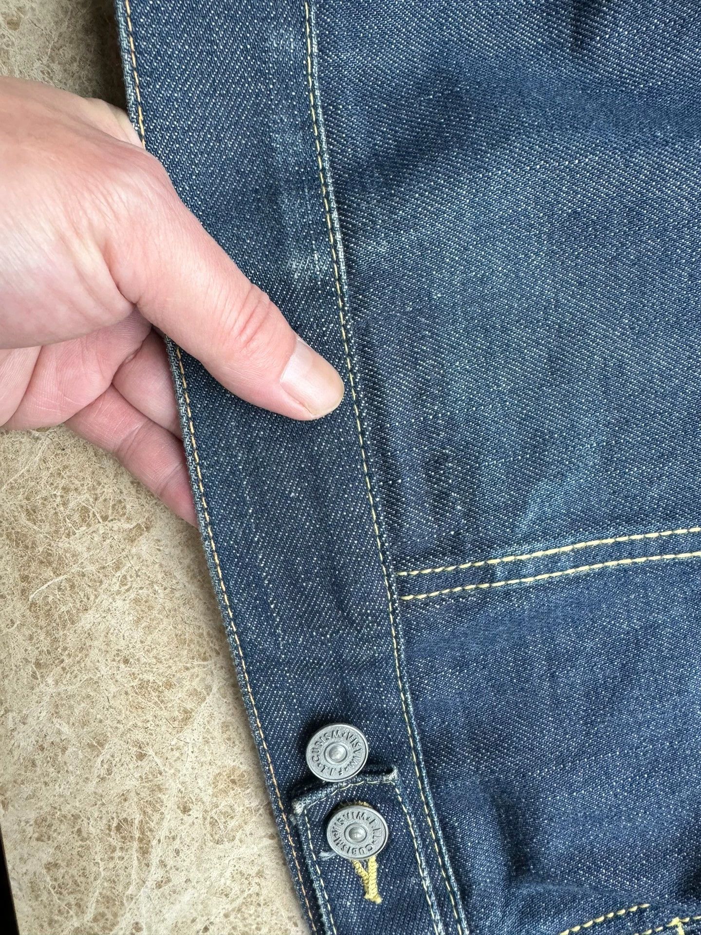 Visvim Visvim 16aw 103 original cowhide blue denim jacket -DMC Size US M / EU 48-50 / 2 - 7 Thumbnail