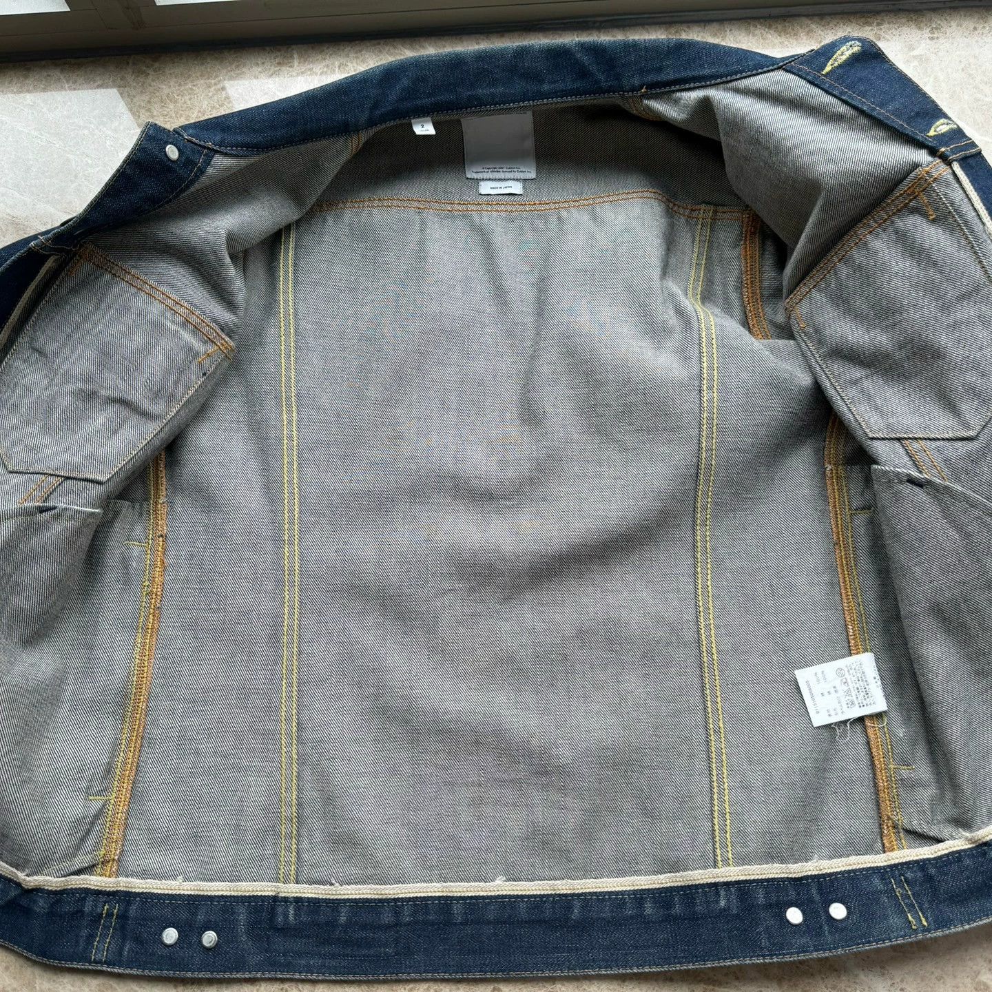 Visvim Visvim 16aw 103 original cowhide blue denim jacket -DMC Size US M / EU 48-50 / 2 - 6 Thumbnail