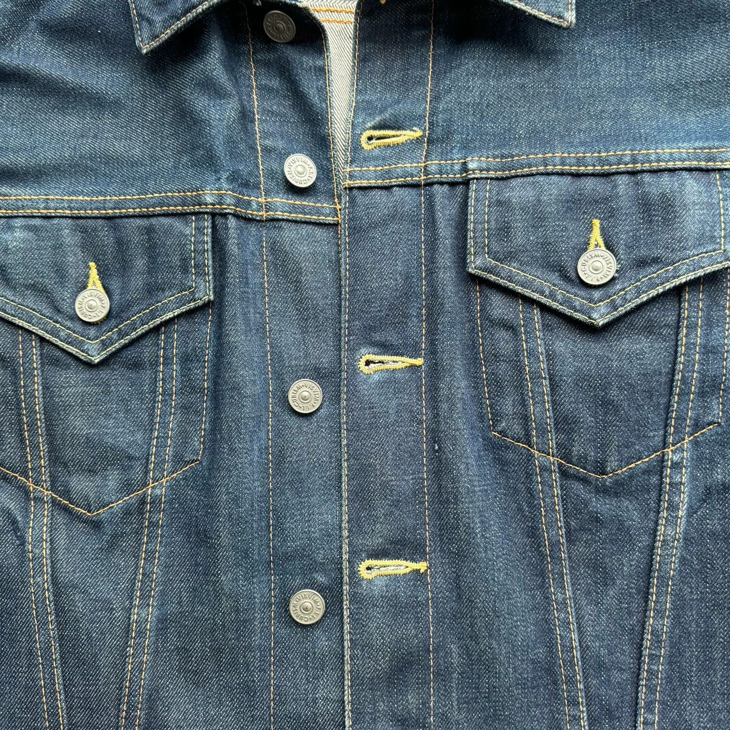 Visvim Visvim 16aw 103 original cowhide blue denim jacket -DMC Size US M / EU 48-50 / 2 - 4 Thumbnail