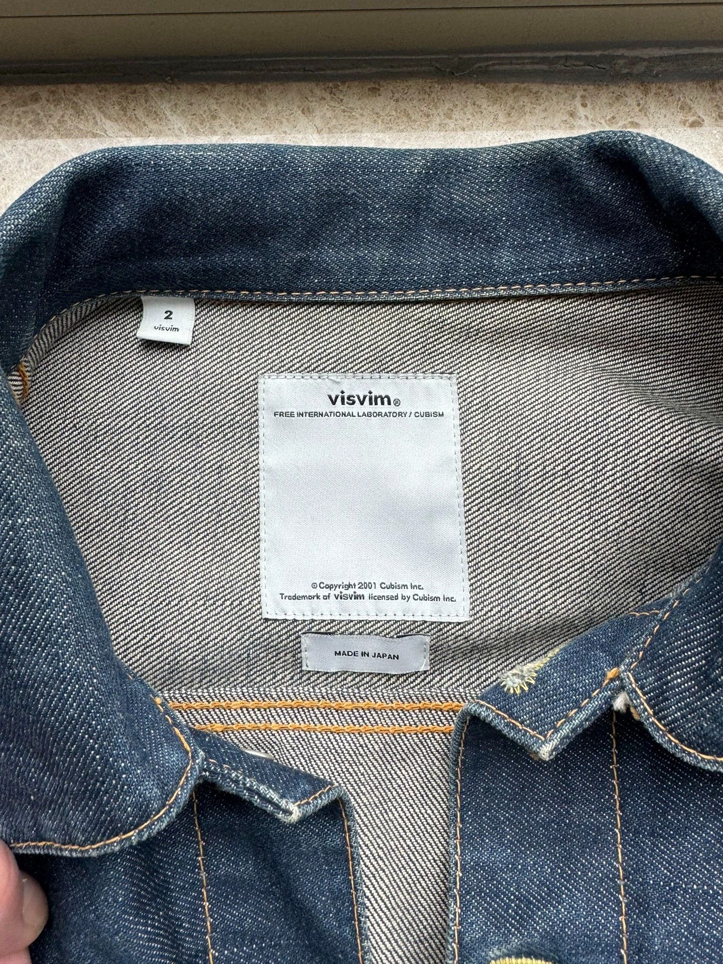 Visvim Visvim 16aw 103 original cowhide blue denim jacket -DMC Size US M / EU 48-50 / 2 - 3 Thumbnail