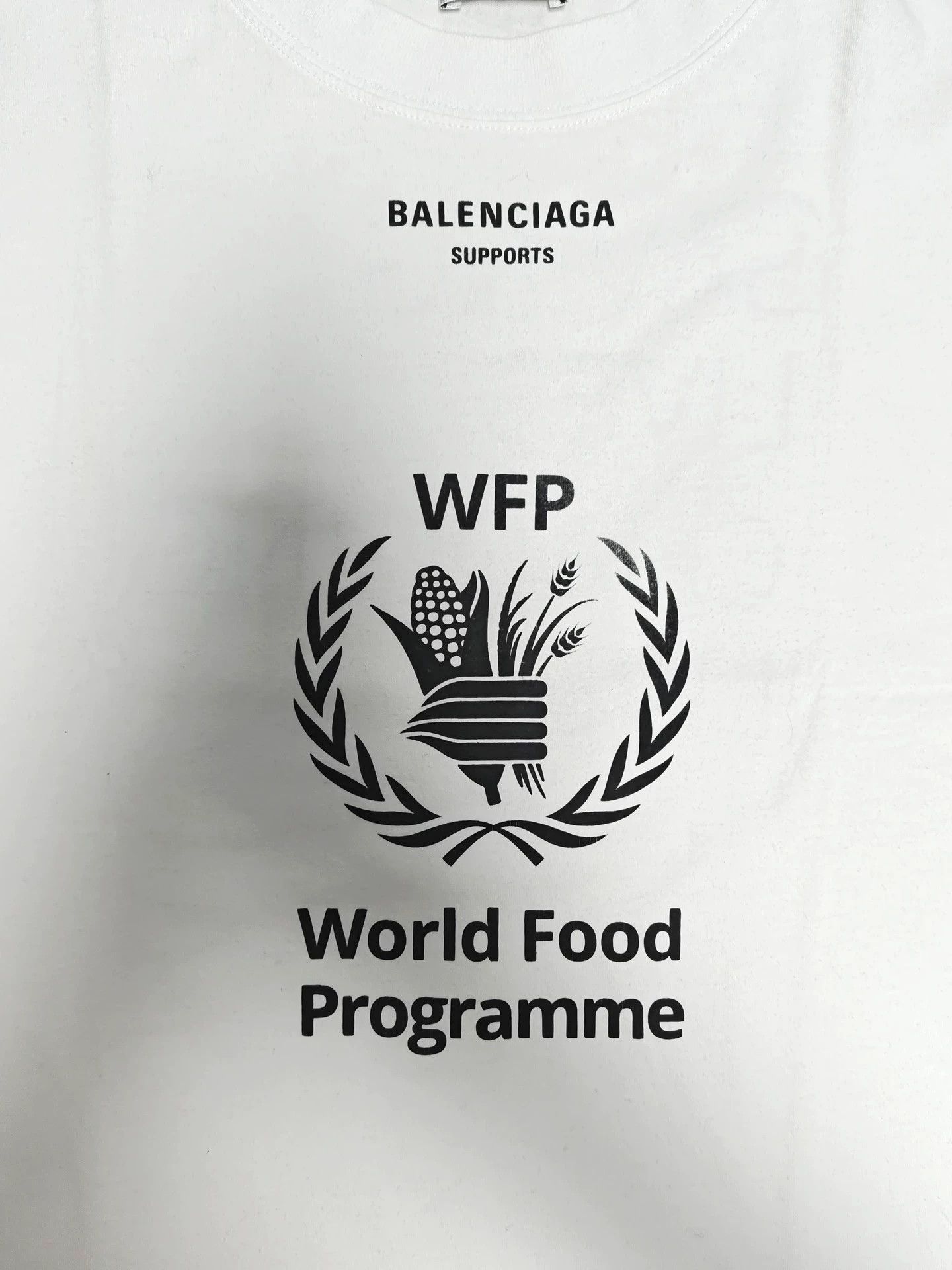 Balenciaga Balenciaga Wheat Harvest WFP Short sleeved T-shirt -DMC Size US S / EU 44-46 / 1 - 3 Thumbnail