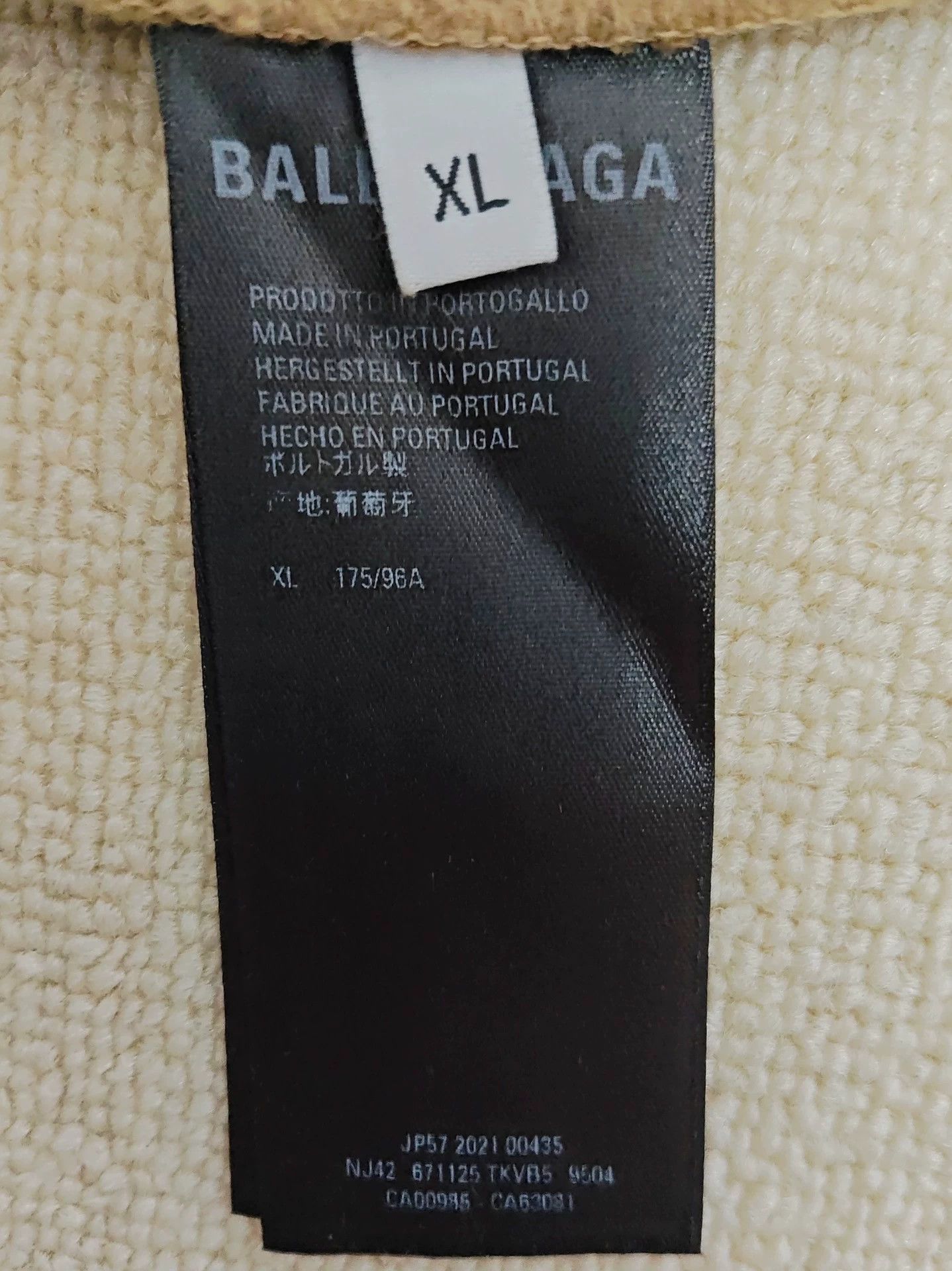 Balenciaga Balenciaga 22ss Double B Embroidered Logo Round Neck Hoodie -DMC Size US XL / EU 56 / 4 - 6 Thumbnail