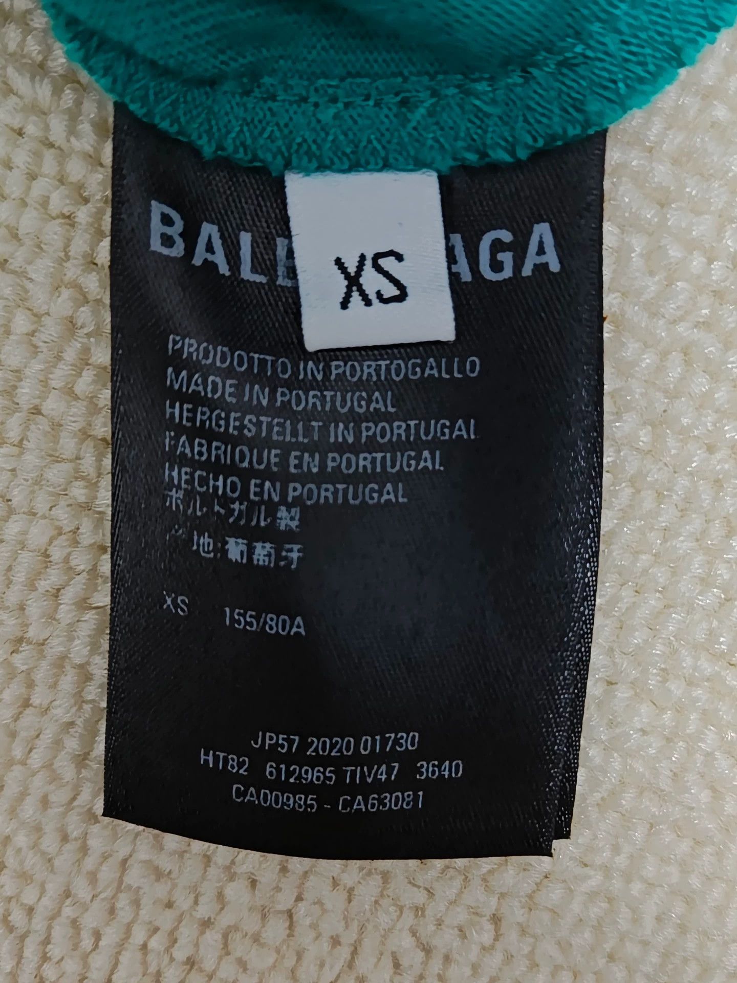 Balenciaga Balenciaga Portrait Band Wash Short green Sleeve -DMC Size US XS / EU 42 / 0 - 6 Thumbnail