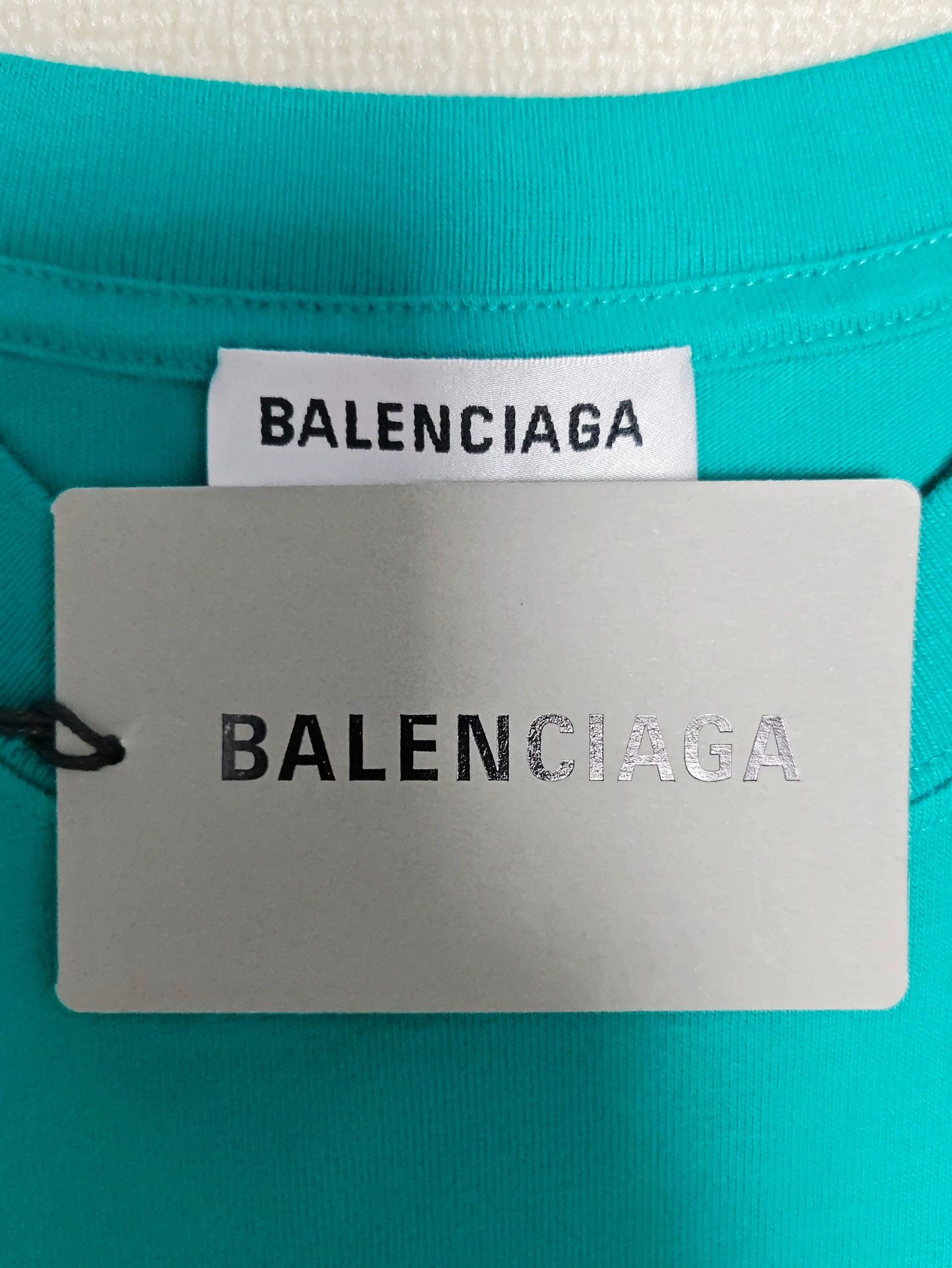 Balenciaga Balenciaga Portrait Band Wash Short green Sleeve -DMC Size US XS / EU 42 / 0 - 5 Thumbnail