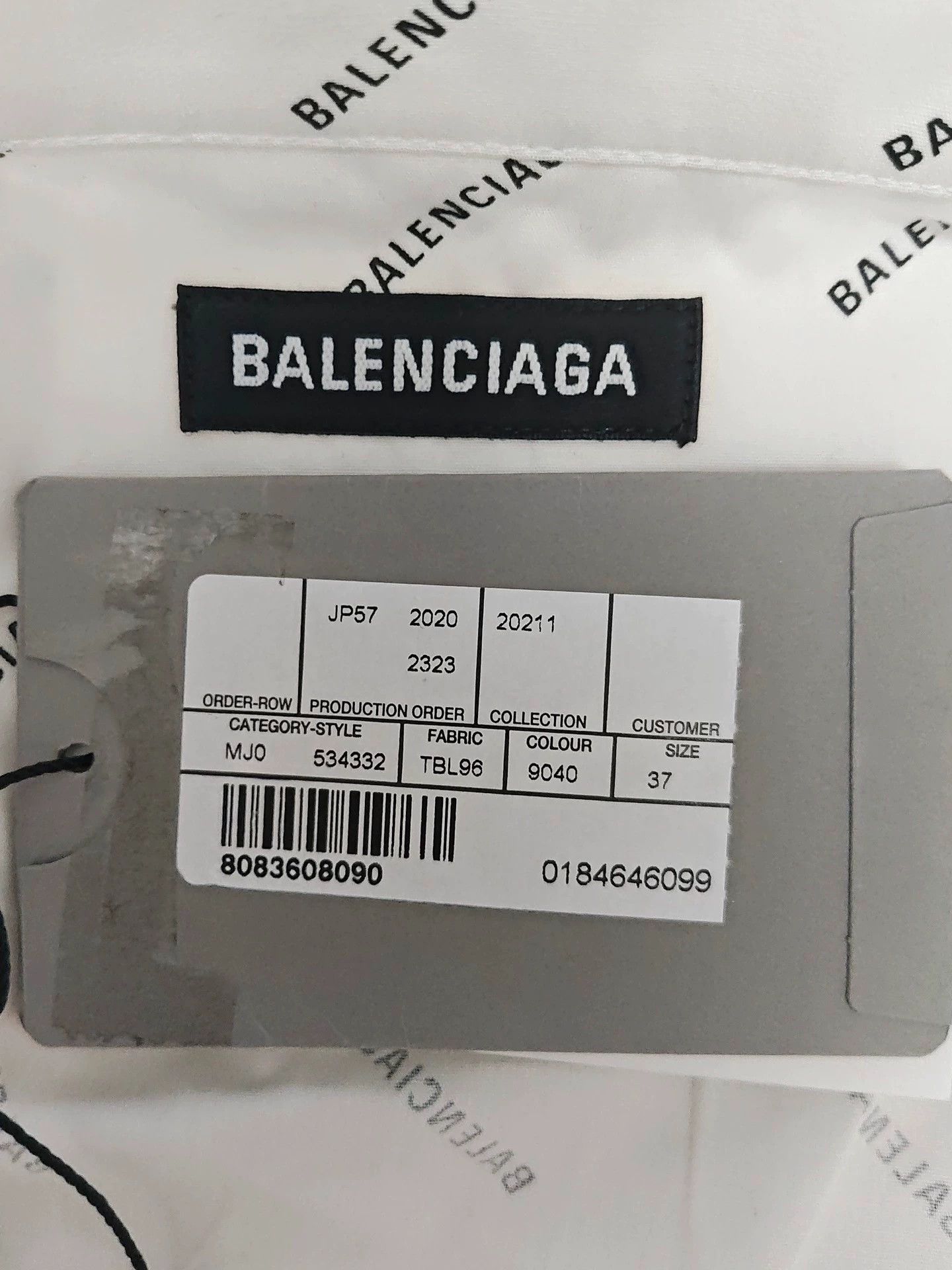 Balenciaga Balenciaga full letter logo shirt short sleeved -DMC Size US S / EU 44-46 / 1 - 5 Thumbnail