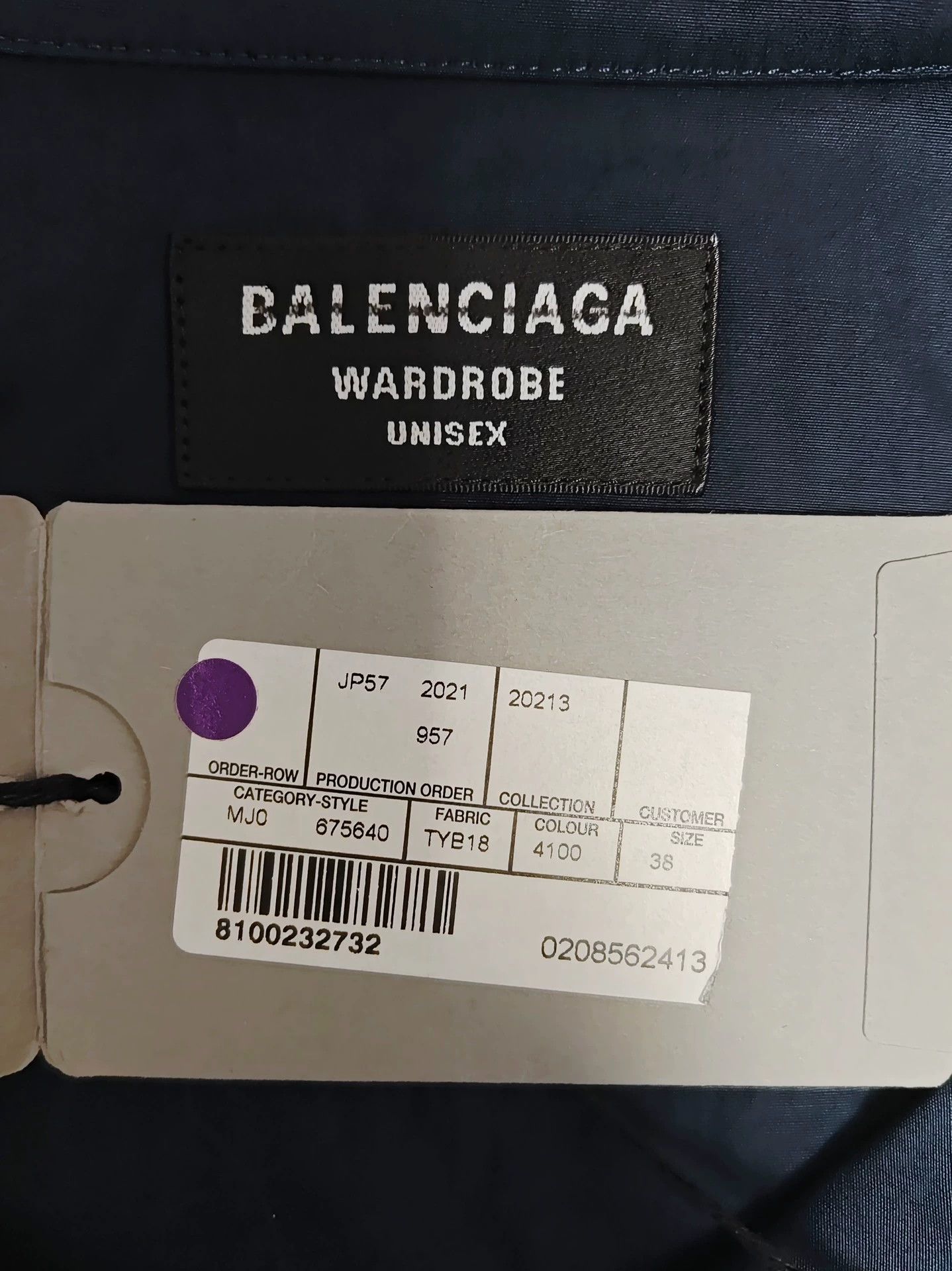 Balenciaga Balenciaga Est1917 Wheat Crown Scissors Long Sleeve Shirt -DMC Size US M / EU 48-50 / 2 - 4 Thumbnail