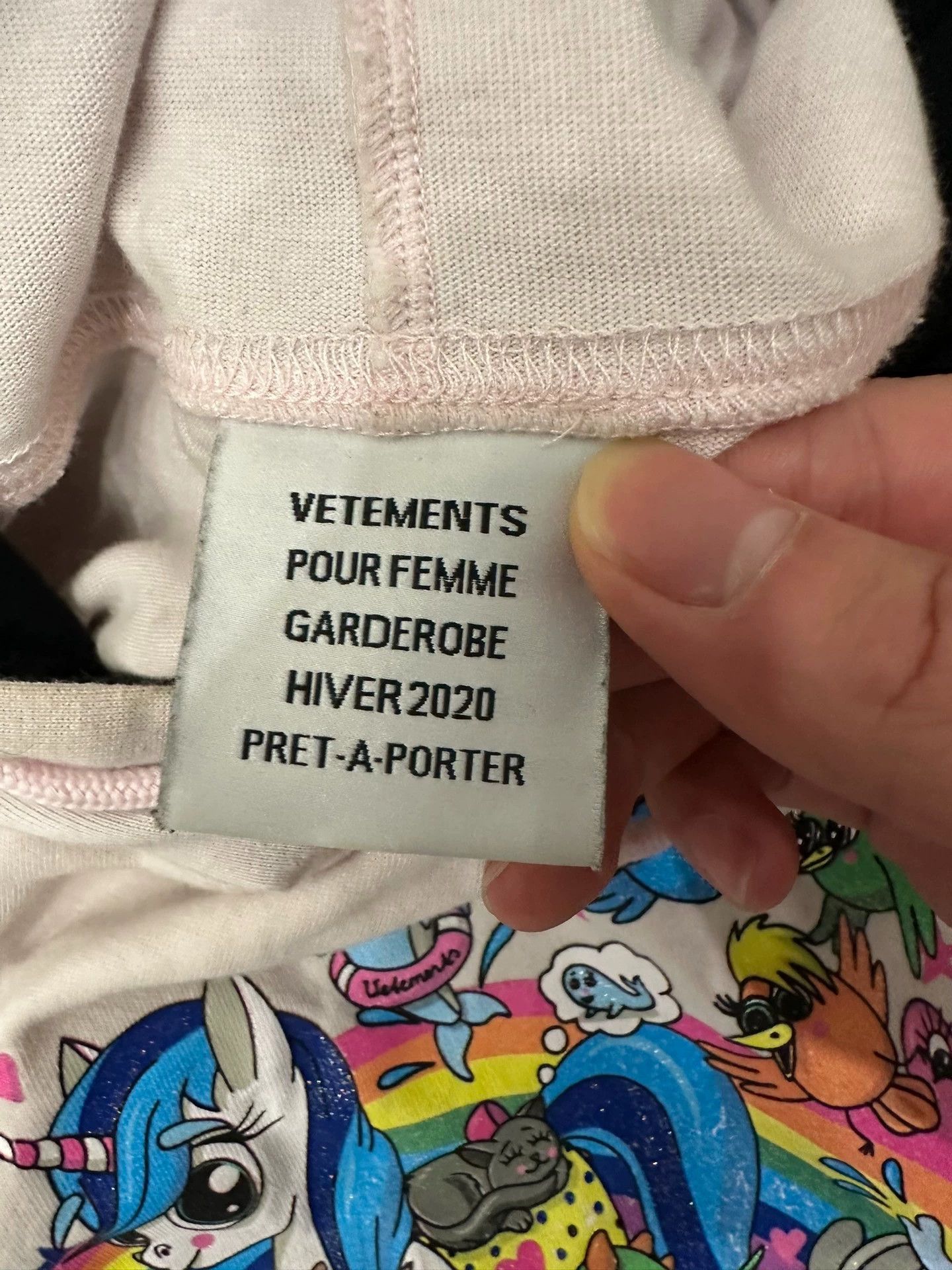 Vetements Vetements 19fw Zoo Season Pink Little Pony Mask Hoodie -DMC Size US XS / EU 42 / 0 - 6 Thumbnail