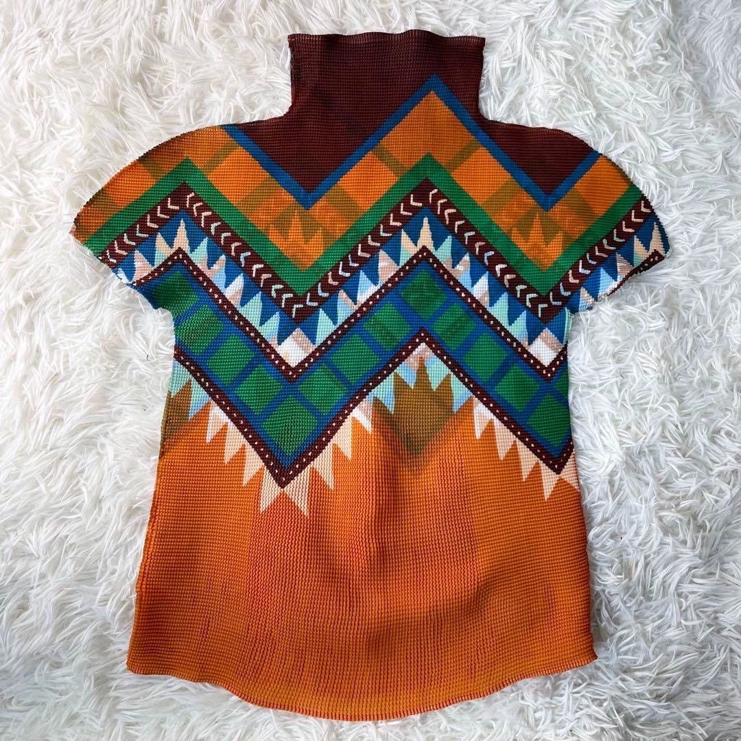 Issey Miyake issey miyake Plaid pleated high neck short sleeved shirt Size US M / EU 48-50 / 2 - 2 Thumbnail