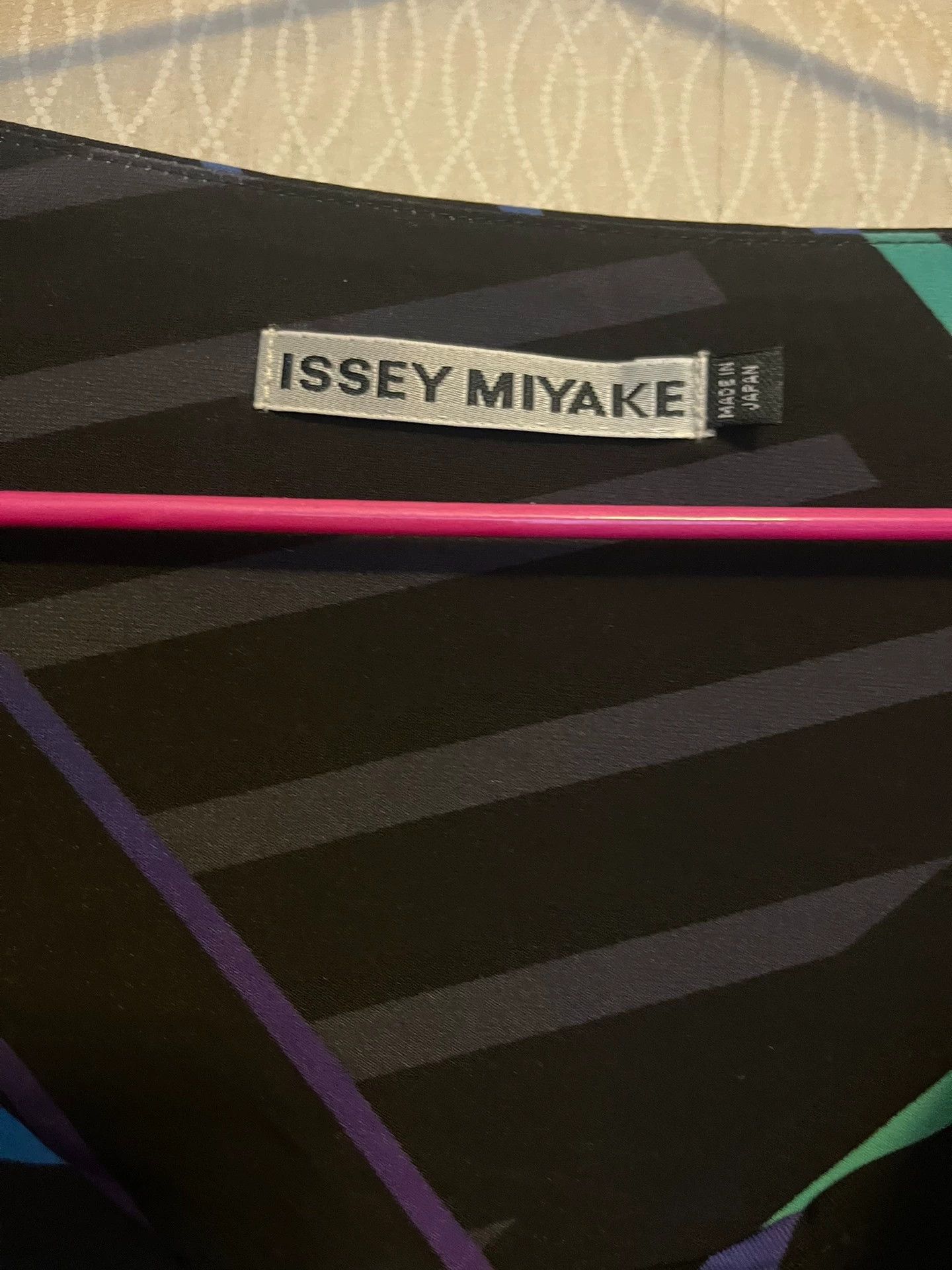 Issey Miyake issey miyake Main color striped long sleeved shirt Size US M / EU 48-50 / 2 - 3 Thumbnail