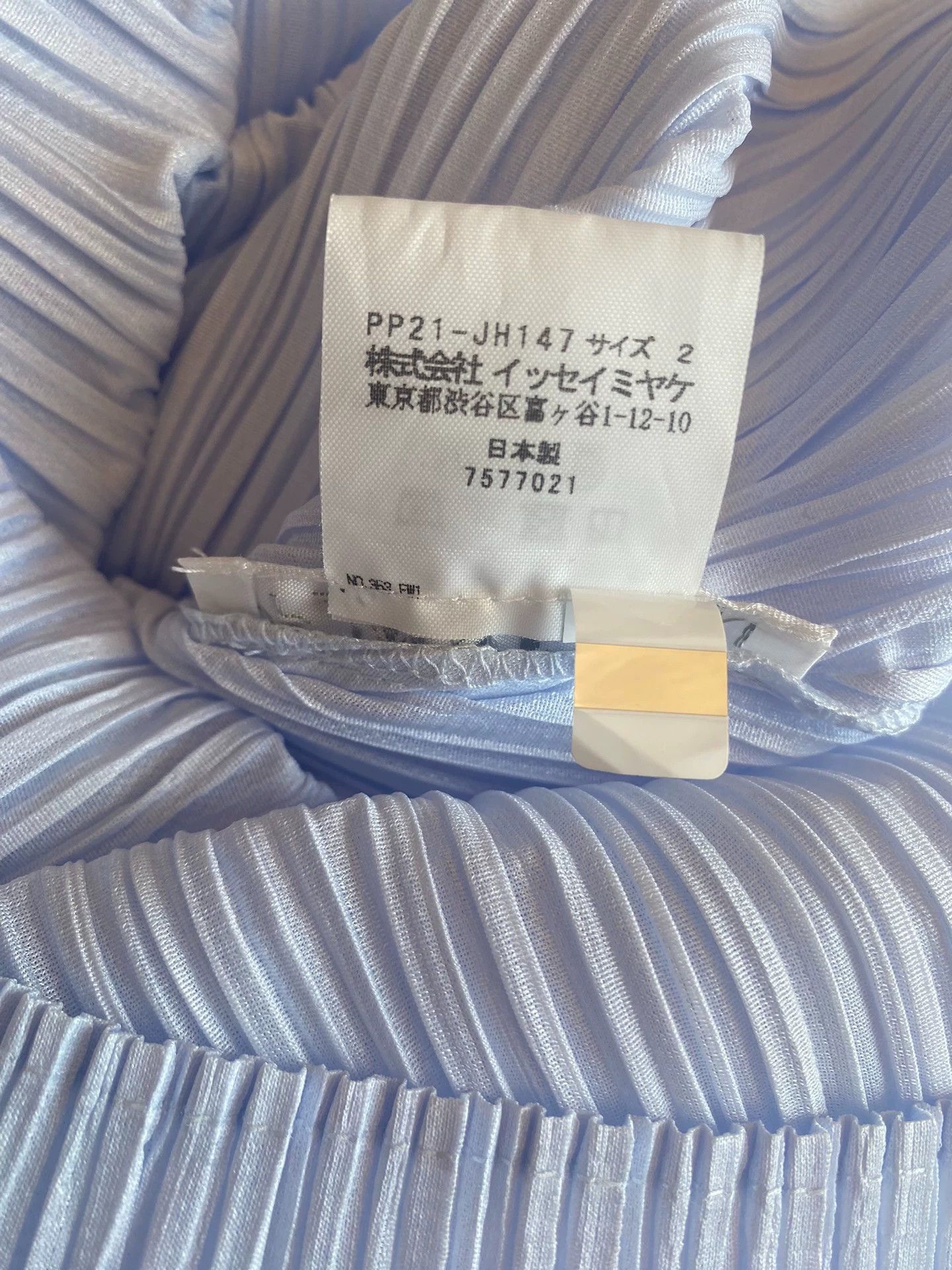 Issey Miyake issey miyake Light blue pleated dress Size US 28 / EU 44 - 6 Thumbnail