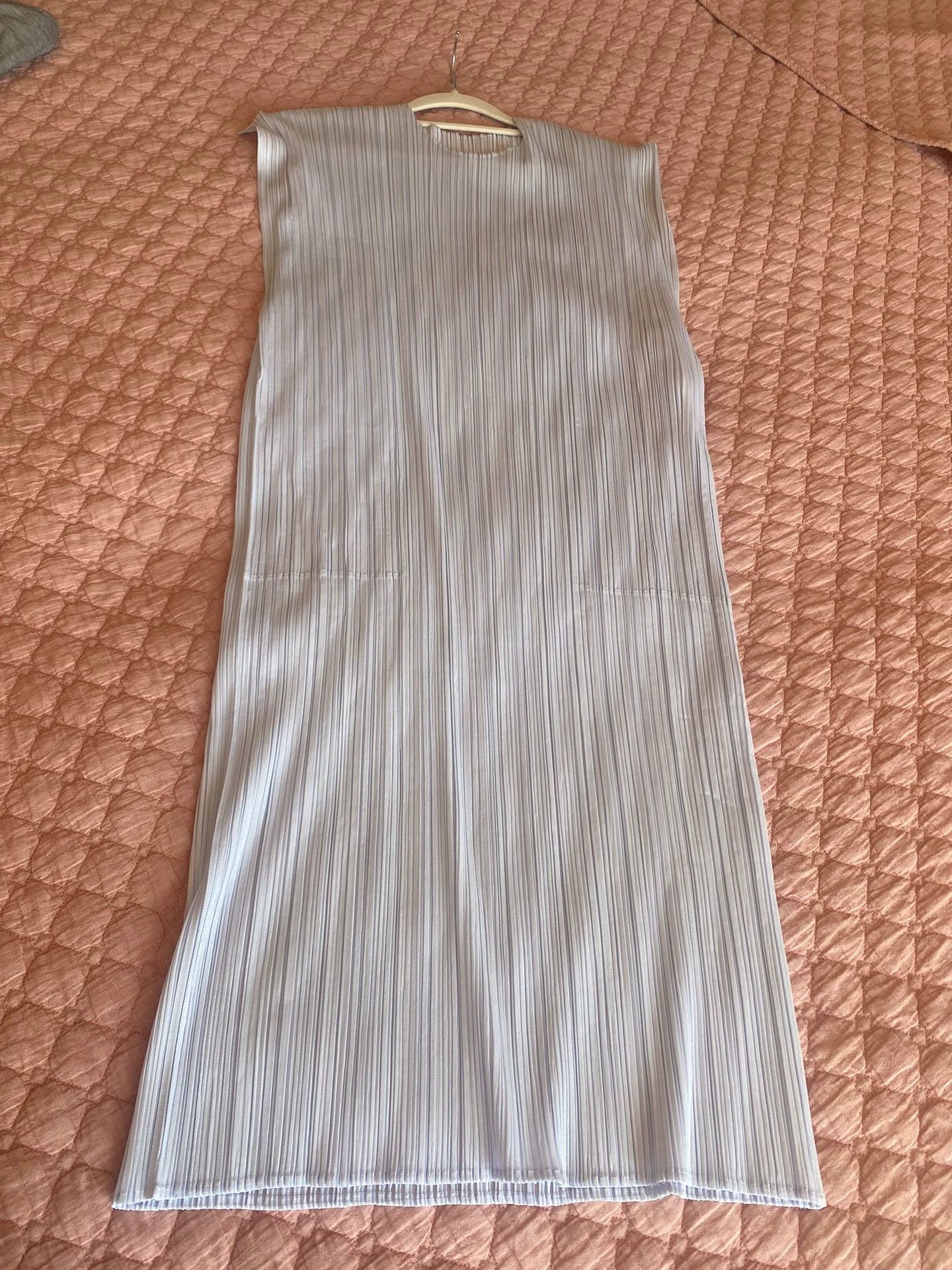 Issey Miyake issey miyake Light blue pleated dress Size US 28 / EU 44 - 3 Thumbnail
