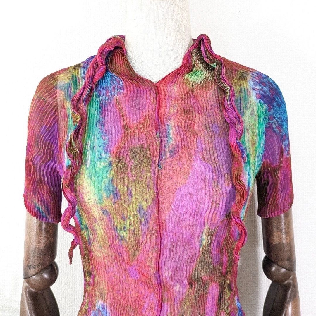 Issey Miyake issey miyake Starry Sky Glass Willow Top Size US M / EU 48-50 / 2 - 2 Thumbnail