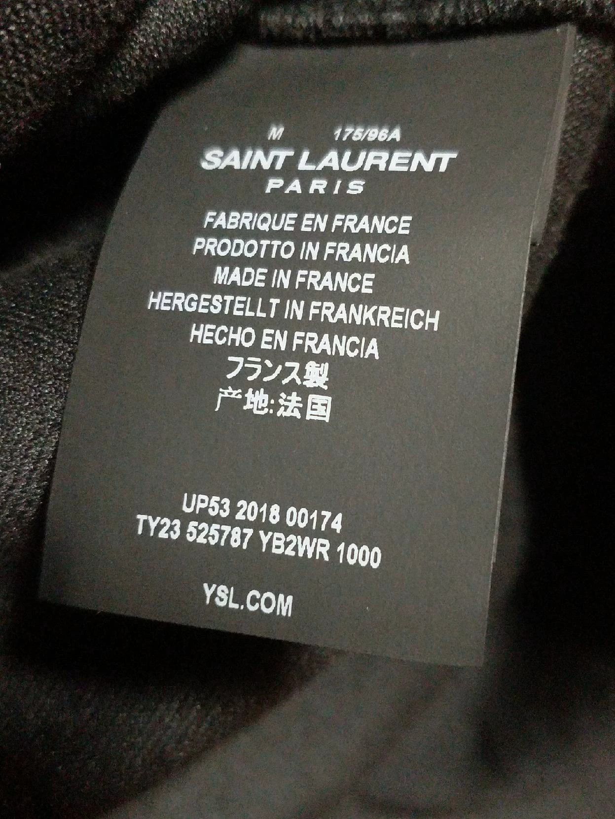 Saint Laurent Paris Saint Laurent Paris Burning sweatshirt with flames Size US M / EU 48-50 / 2 - 4 Thumbnail