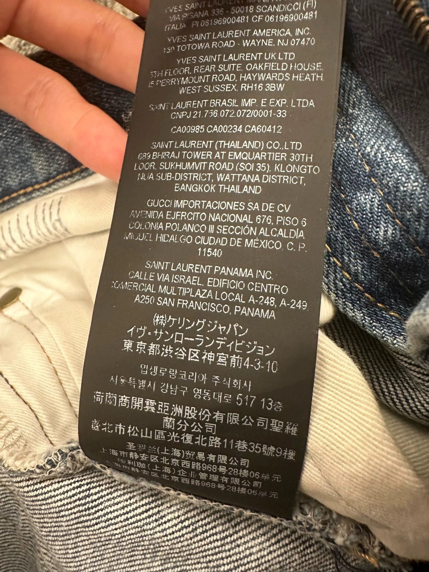 Saint Laurent Paris Saint Laurent Paris Classic light blue jeans Size US 29 - 2 Thumbnail