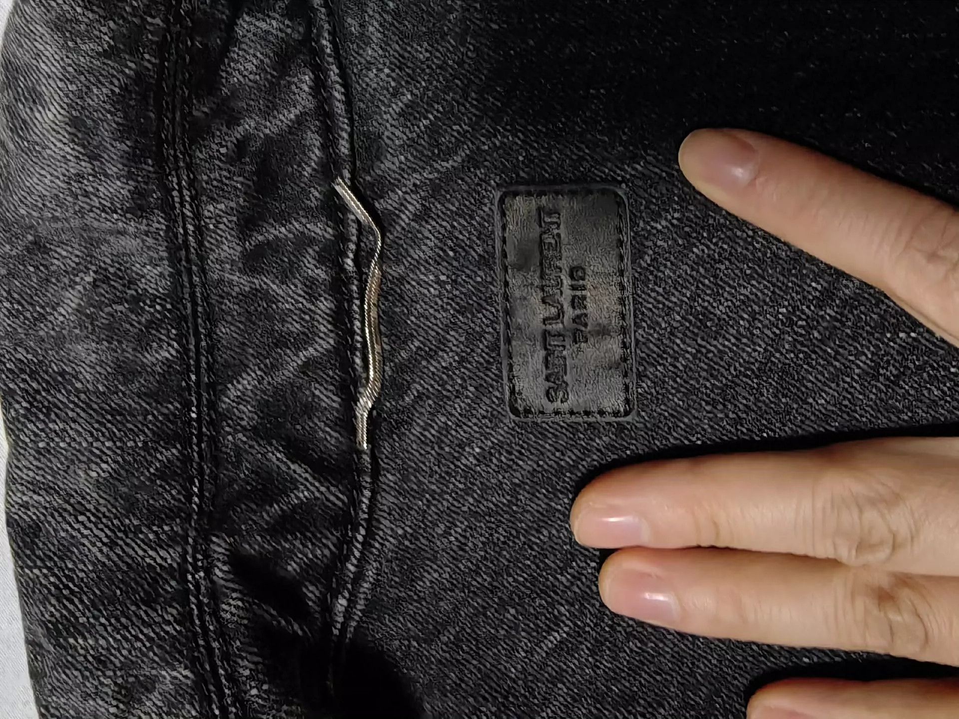 Saint Laurent Paris Saint Laurent Paris Black denim jacket Size US L / EU 52-54 / 3 - 4 Thumbnail