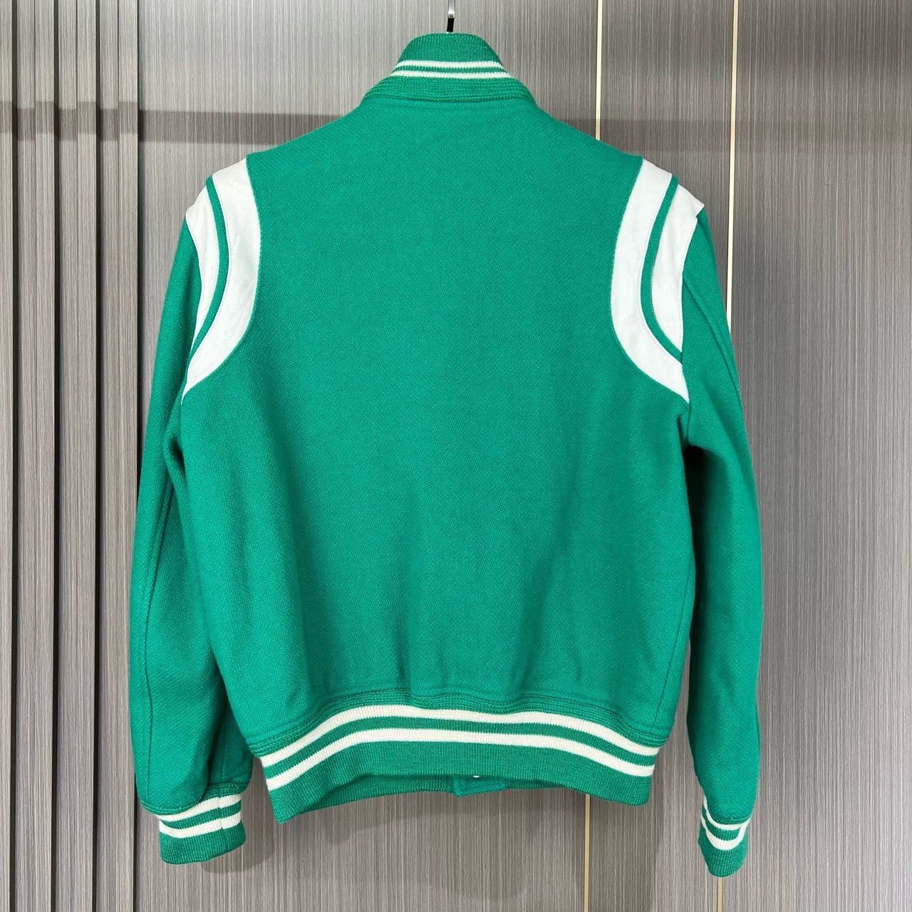 Saint Laurent Paris Saint Laurent Paris Wool baseball jacket Size US S / EU 44-46 / 1 - 2 Thumbnail