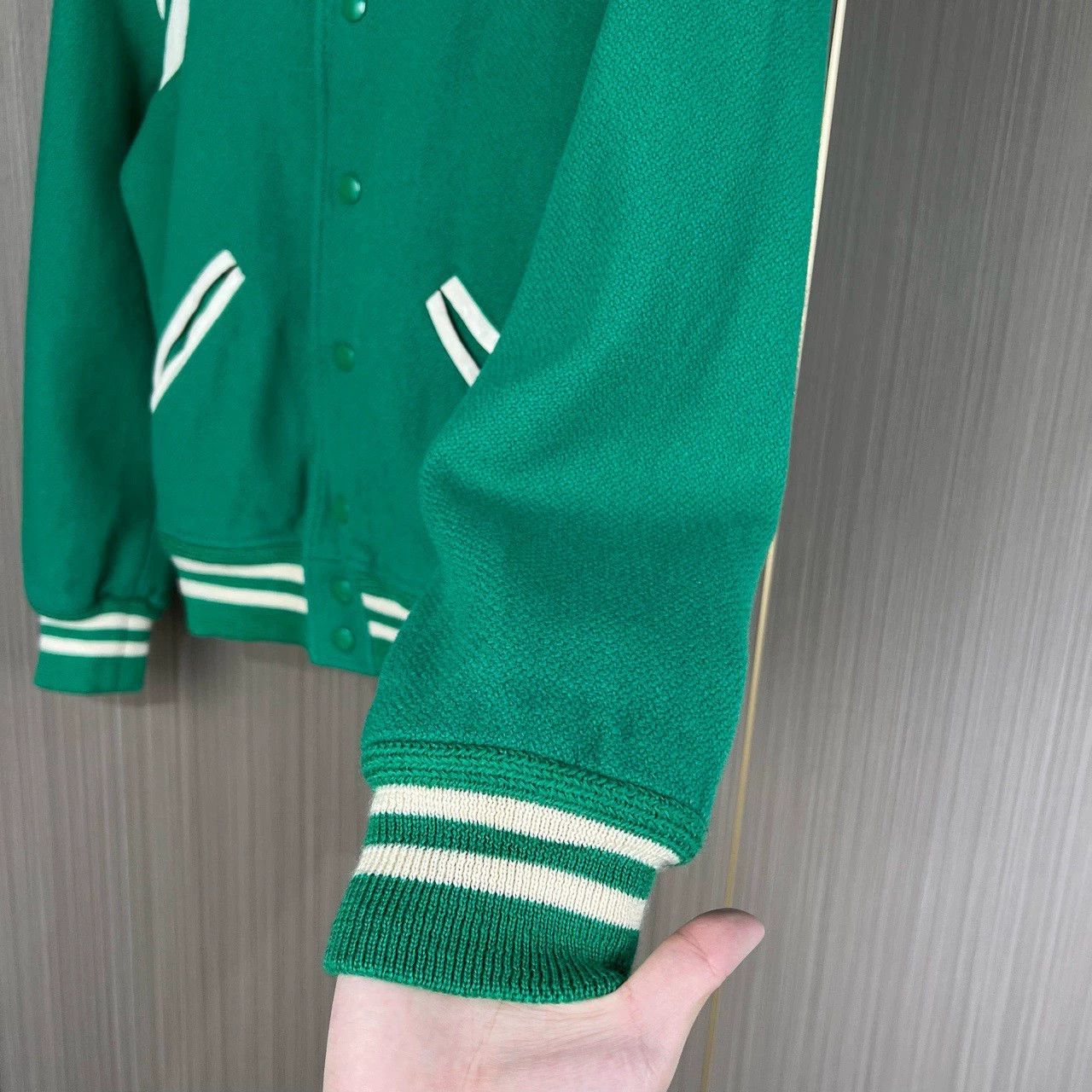 Saint Laurent Paris Saint Laurent Paris Wool baseball jacket Size US S / EU 44-46 / 1 - 4 Thumbnail