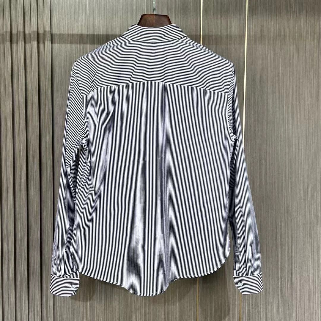 Saint Laurent Paris Saint Laurent Paris Embroidered striped shirt Size US S / EU 44-46 / 1 - 2 Thumbnail