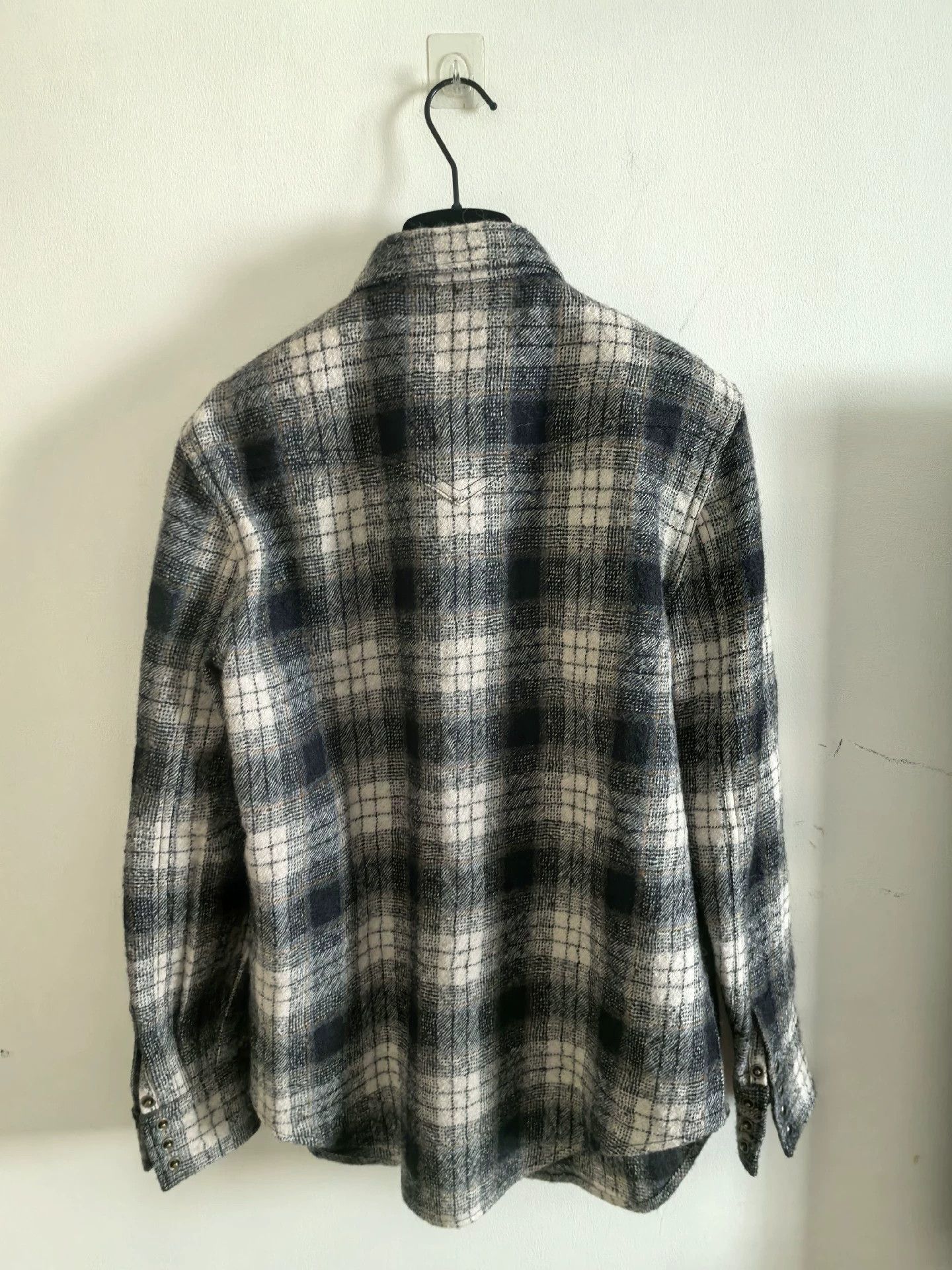 Saint Laurent Paris Saint Laurent Paris Wool plaid shirt Size US L / EU 52-54 / 3 - 2 Thumbnail