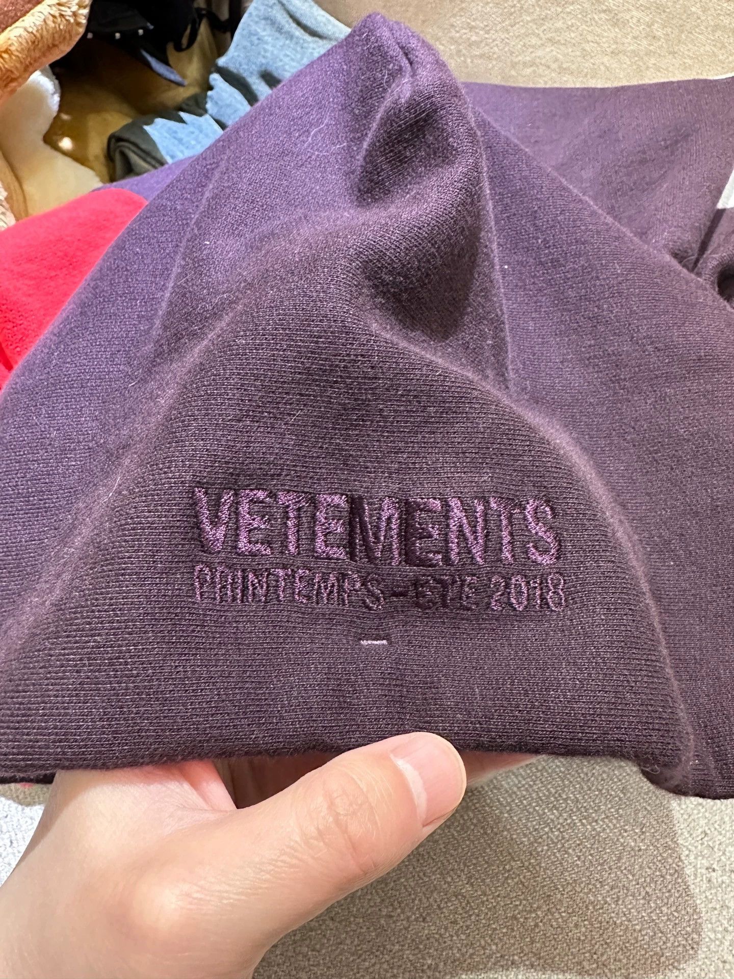 Vetements Vetements 18fw three color splicing structure hoodie -DMC Size US M / EU 48-50 / 2 - 4 Thumbnail