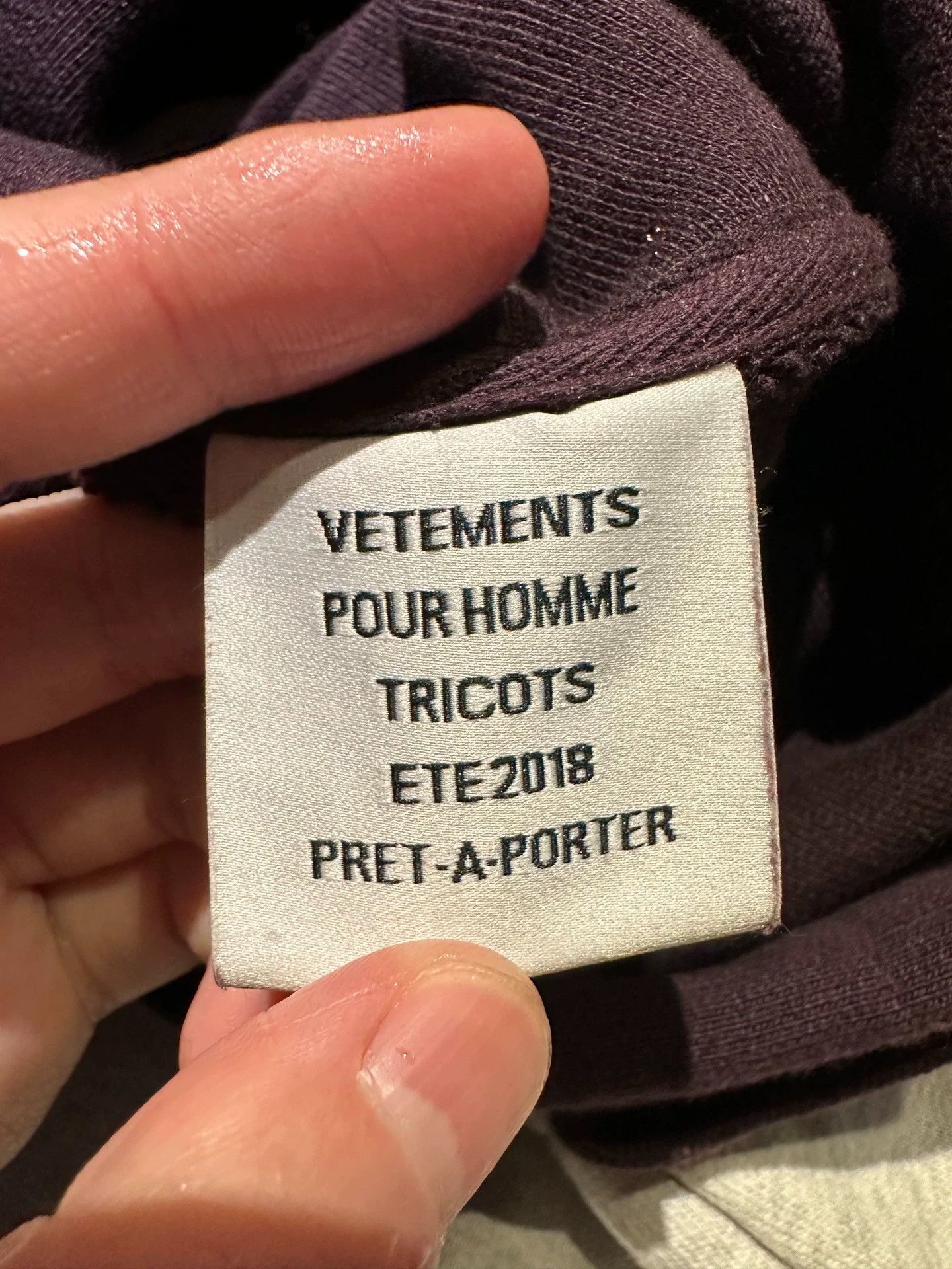 Vetements Vetements 18fw three color splicing structure hoodie -DMC Size US M / EU 48-50 / 2 - 5 Thumbnail