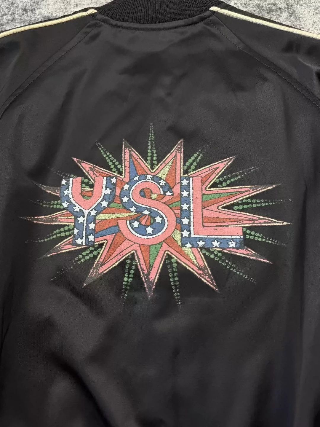 Saint Laurent Paris Back logo baseball jacket