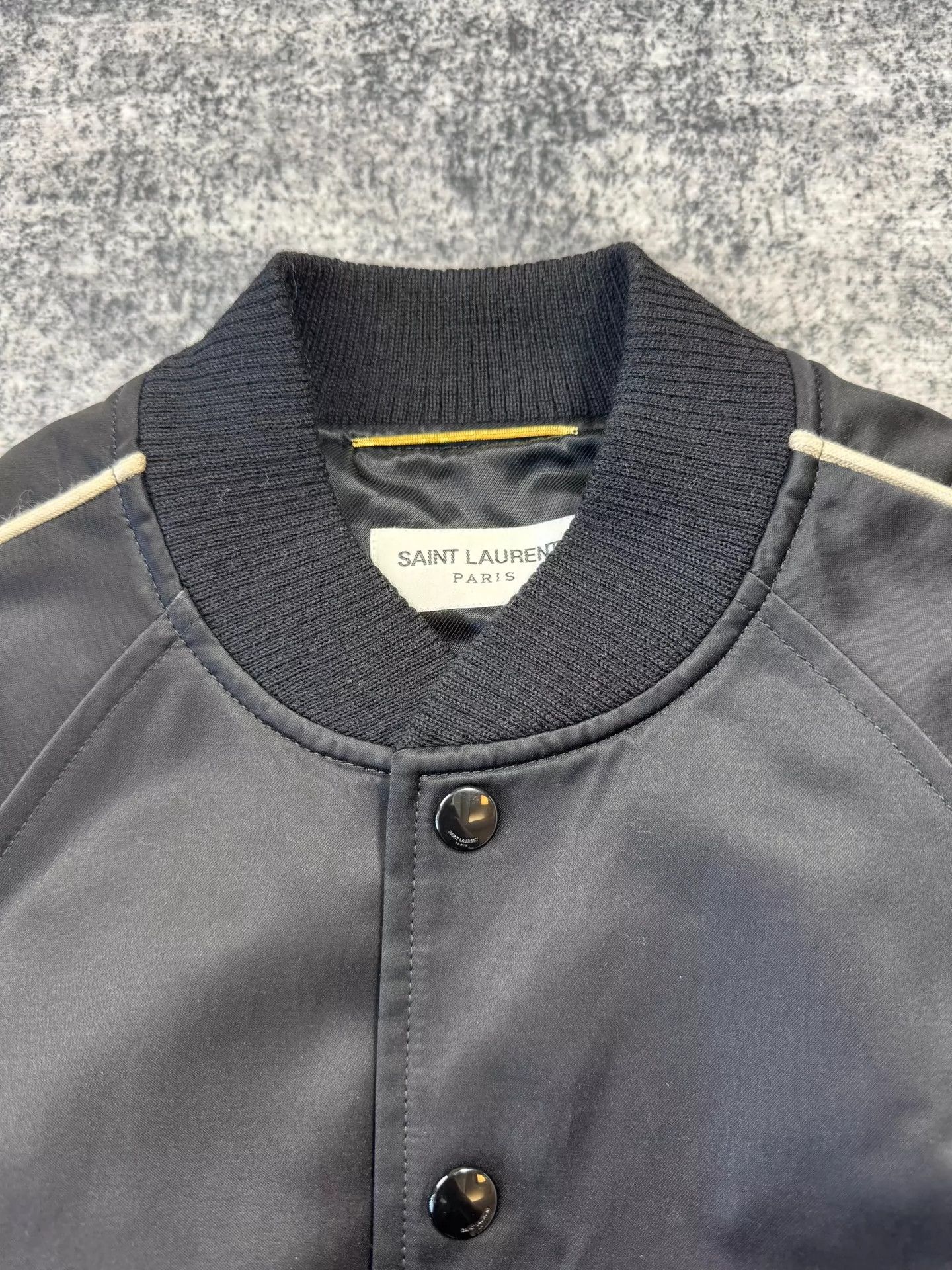 Saint Laurent Paris Saint Laurent Paris Back logo baseball jacket Size US XS / EU 42 / 0 - 4 Thumbnail