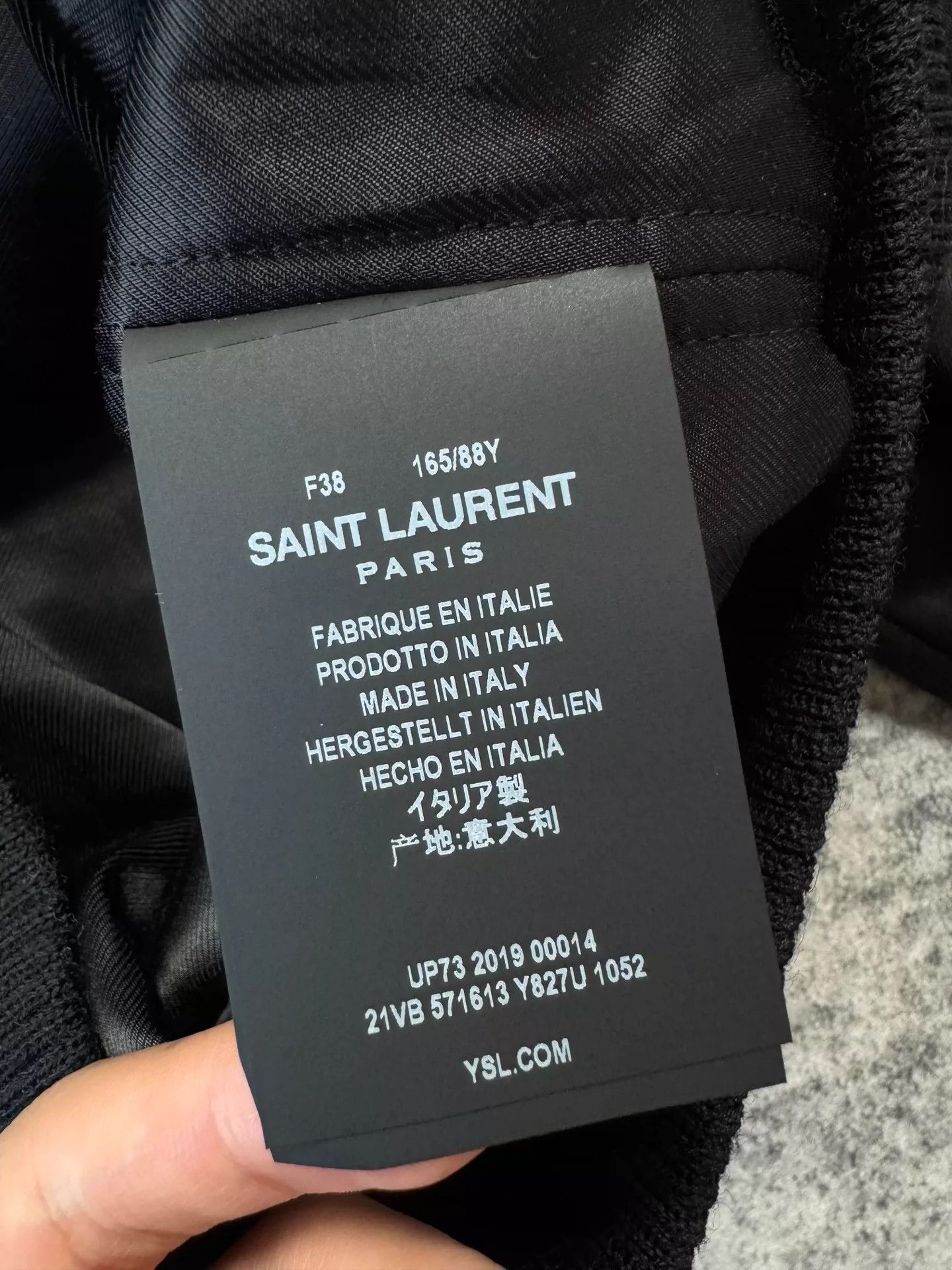 Saint Laurent Paris Saint Laurent Paris Back logo baseball jacket Size US XS / EU 42 / 0 - 5 Thumbnail