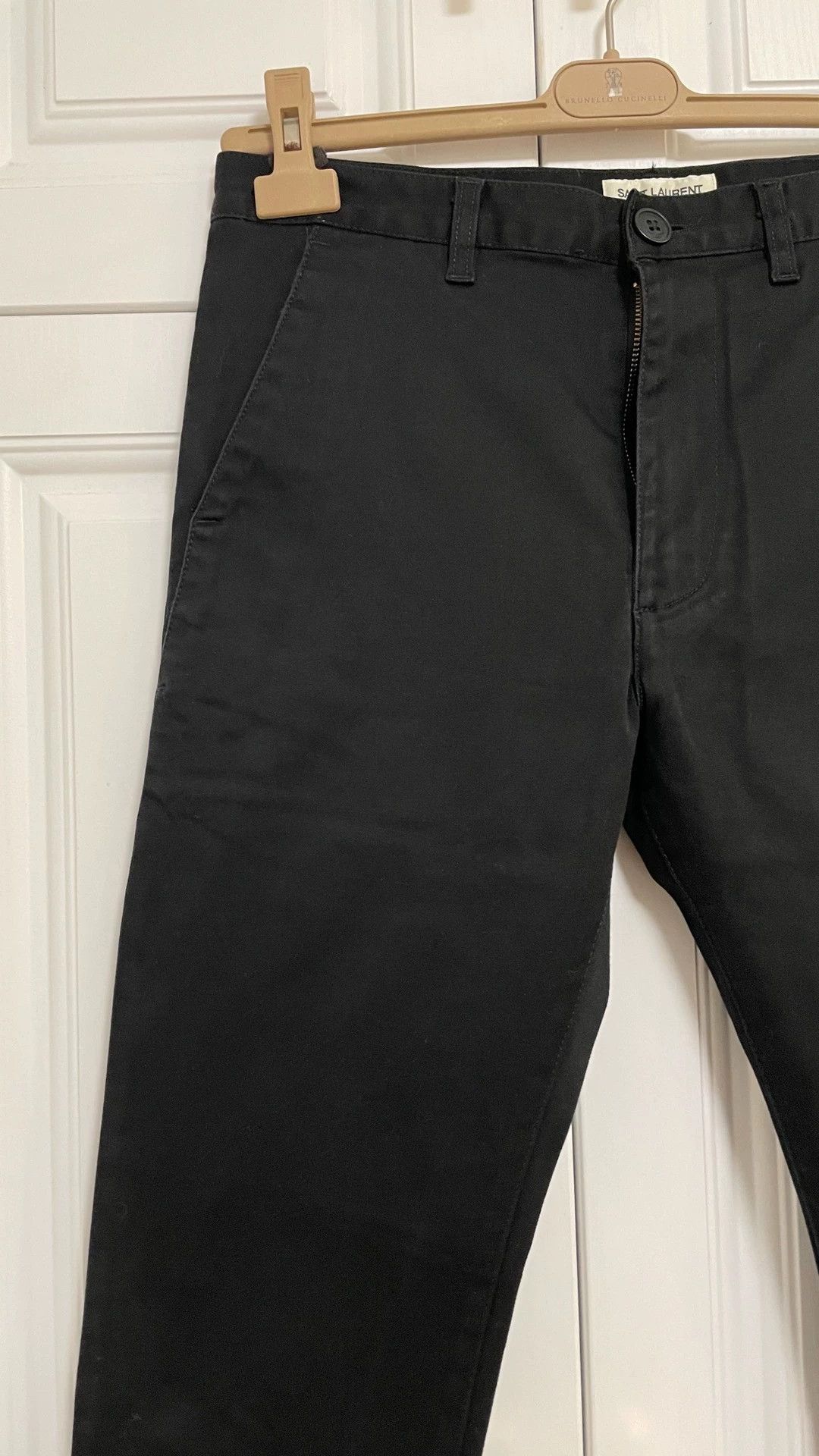 Saint Laurent Paris Saint Laurent Paris Black base jeans Size US 31 - 2 Thumbnail