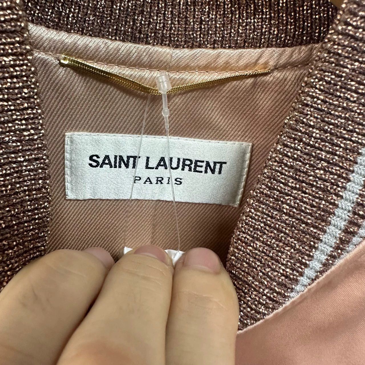 Saint Laurent Paris Saint Laurent Paris Velvet baseball jacket Size US XS / EU 42 / 0 - 4 Thumbnail