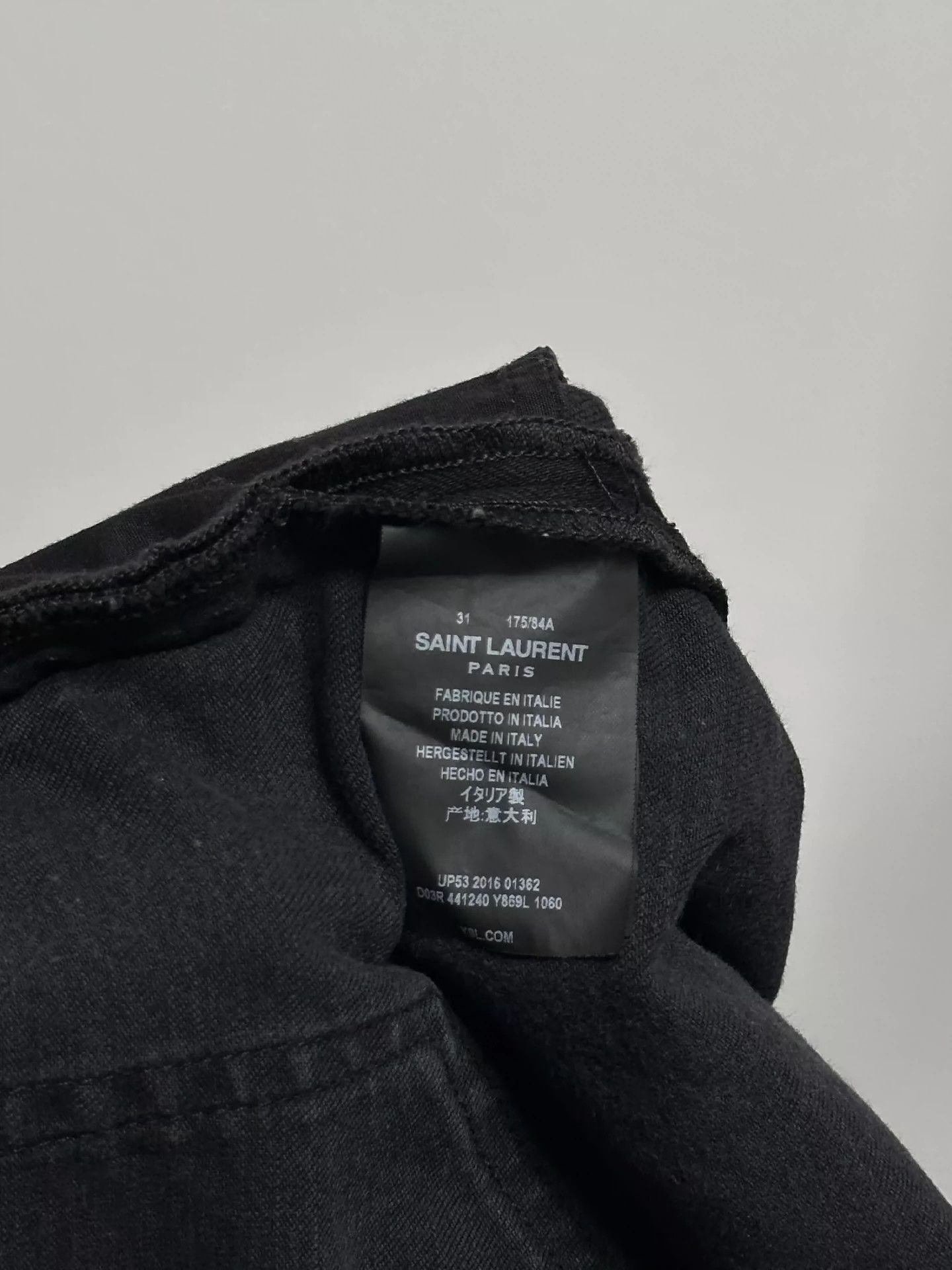 Saint Laurent Paris Saint Laurent Paris D02 knee damaged jeans Size US 31 - 5 Thumbnail