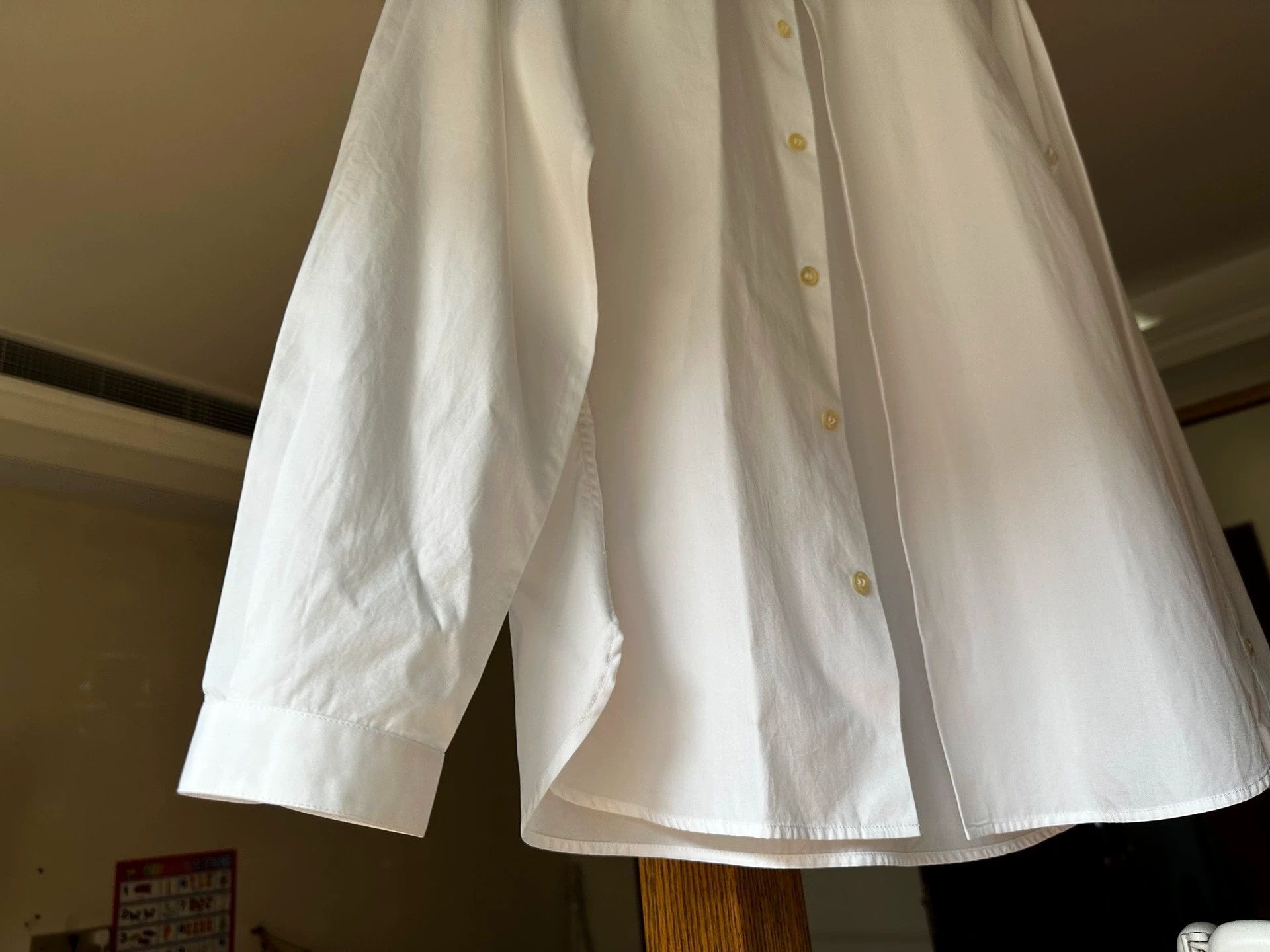 Saint Laurent Paris Saint Laurent Paris Round neck white shirt Size US M / EU 48-50 / 2 - 3 Thumbnail