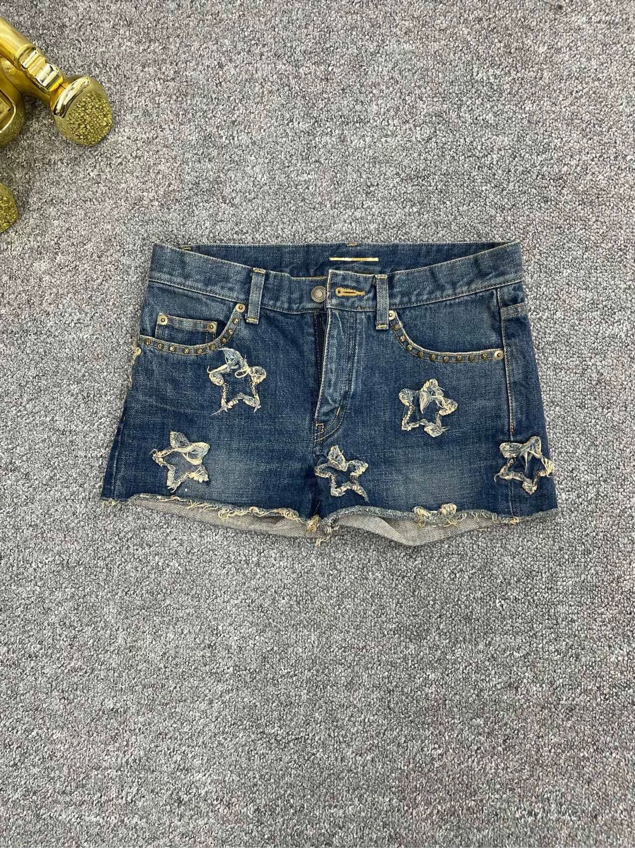 Saint Laurent Paris Saint Laurent Paris Five pointed star pattern denim jacket Size US S / EU 44-46 / 1 - 2 Thumbnail