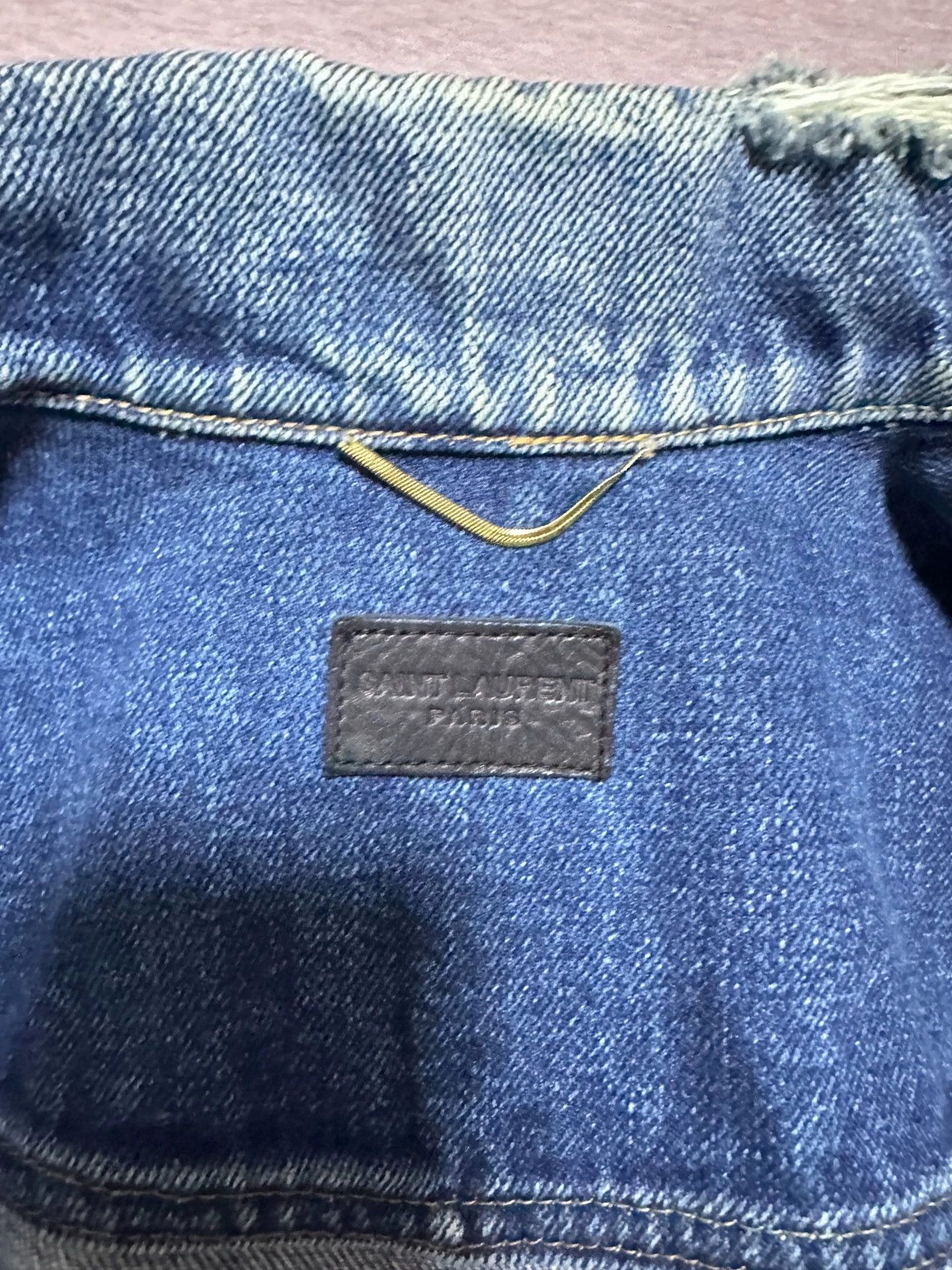 Saint Laurent Paris Saint Laurent Paris Blue denim jacket Size US XS / EU 42 / 0 - 5 Thumbnail