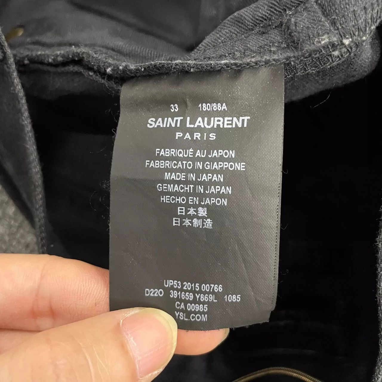 Saint Laurent Paris Saint Laurent Paris D02 destroys jeans Size US 33 - 7 Thumbnail