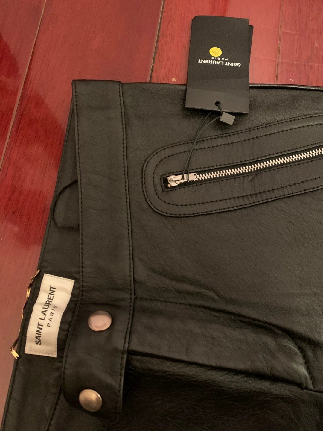 Saint Laurent Paris Saint Laurent Paris Black classic leather pants Size US 36 / EU 52 - 4 Thumbnail