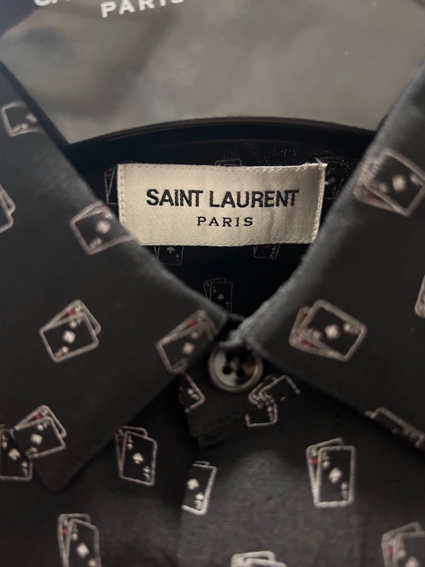 Saint Laurent Paris Saint Laurent Paris Manyin mulberry silk shirt Size US XS / EU 42 / 0 - 5 Thumbnail